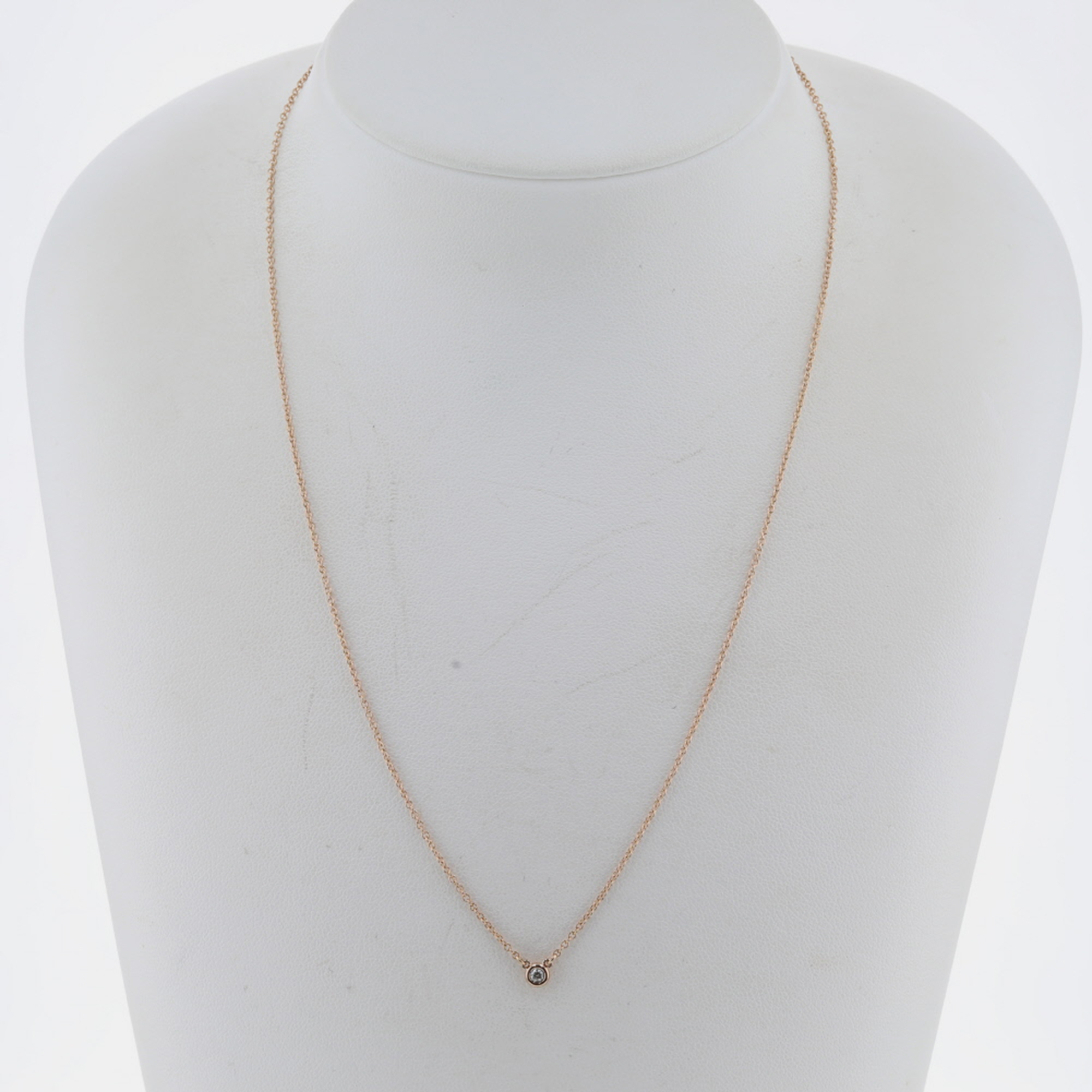 Tiffany & Co. 18K Yellow Gold And Diamond Diamonds By The Yard® Single Pendant Necklace
