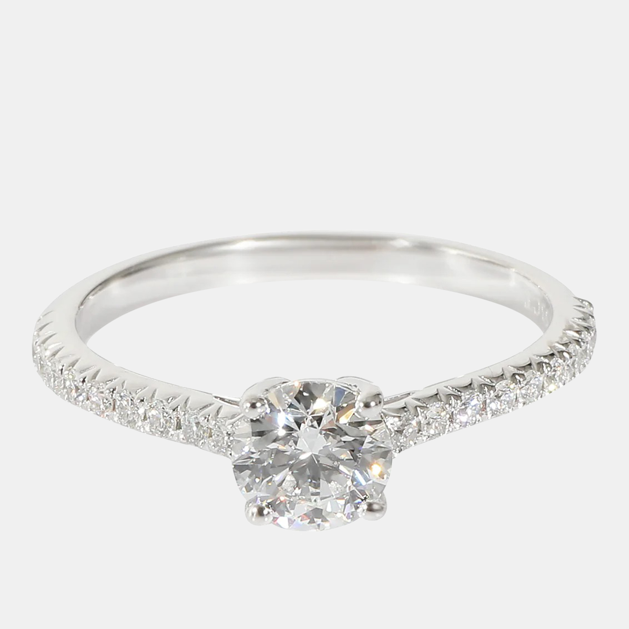 Tiffany & Co. Tiffany Novo Diamond Engagement Ring in Platinum 0.69 Ctw EU 51