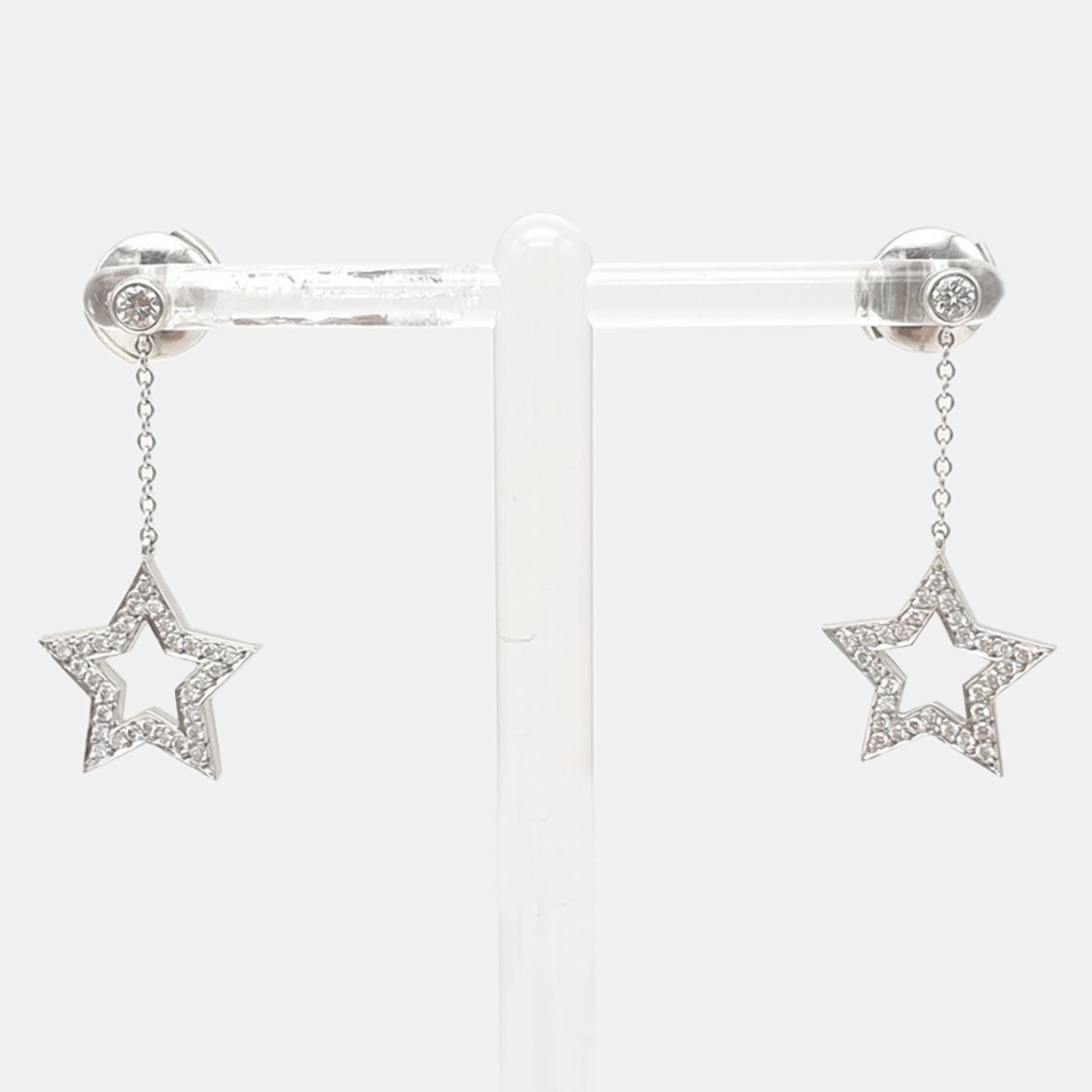 Tiffany & Co. Platinum Diamond Star Drop Earrings - Tiffany & Co. - Modalova