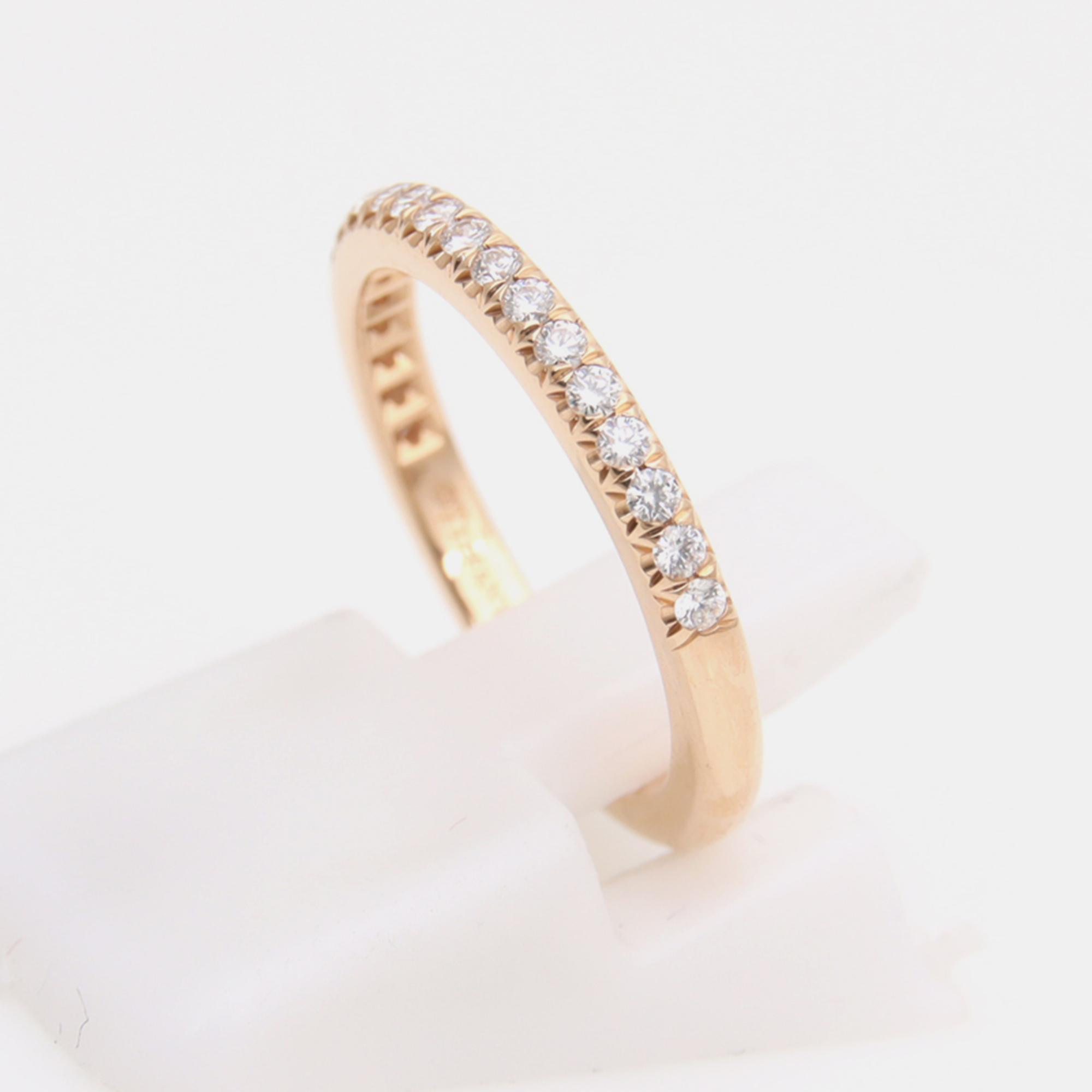 Tiffany & Co. Rose Gold Diamond Ring KT 6 EU 46