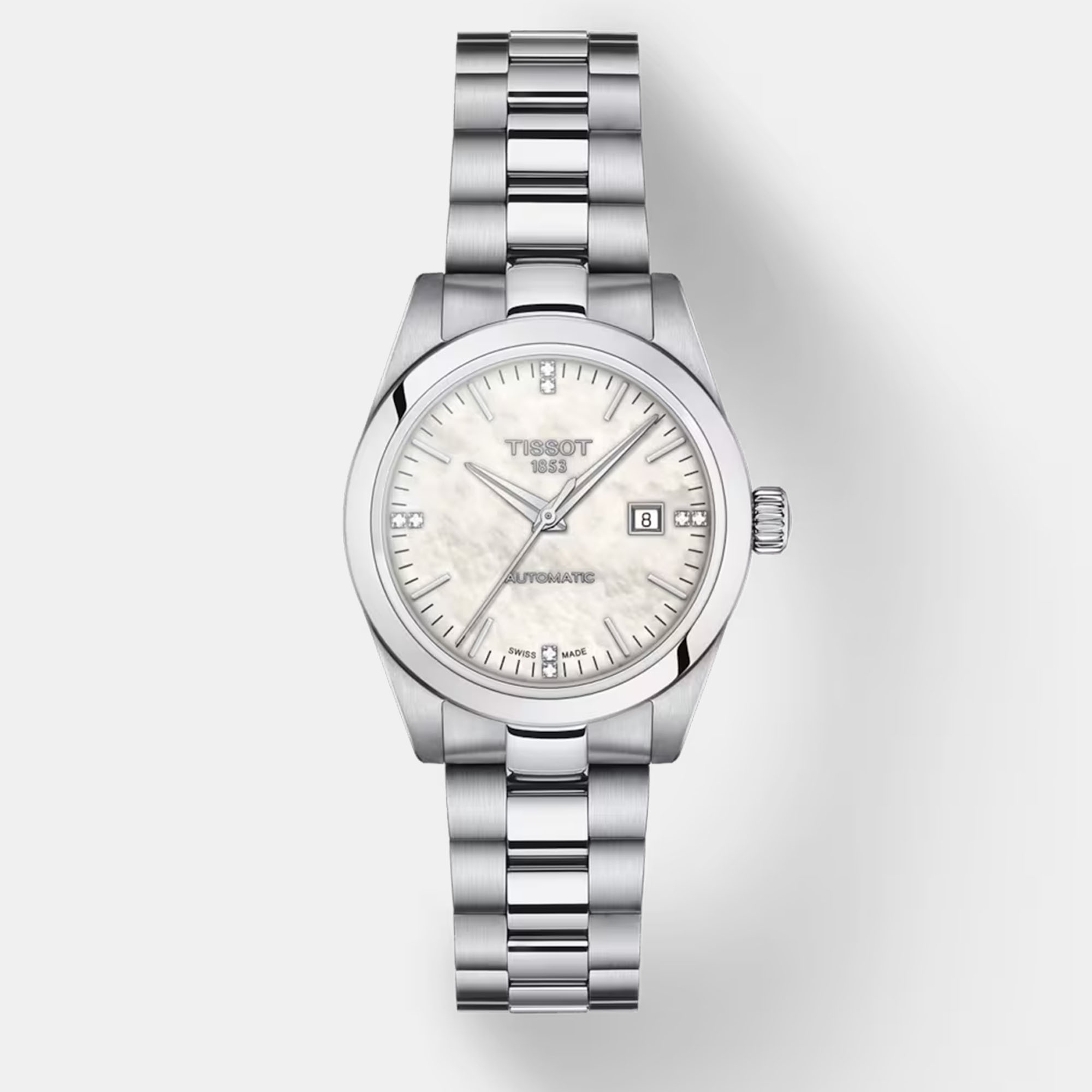 Tissot t-my lady automatic t132.007.11.116.00 silver stainlesssteel watch
