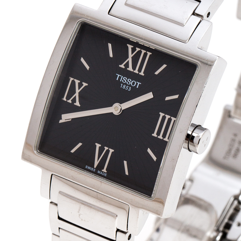

Tissot Black Stainless Steel T-Trend Happy Chic Women's Wristwatch