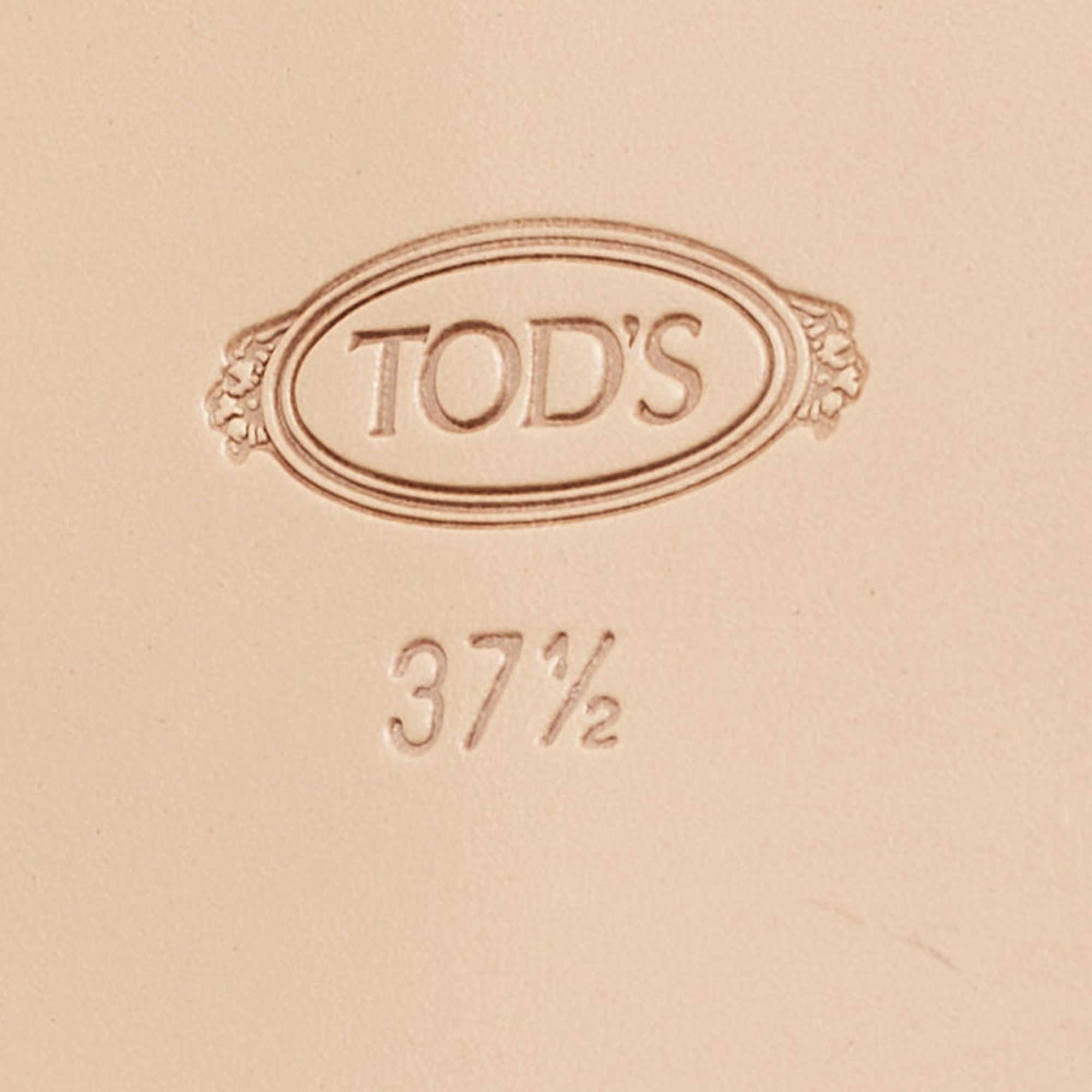 Tod's Purple Studded Leather Open Toe Flat Slides Size 37.5