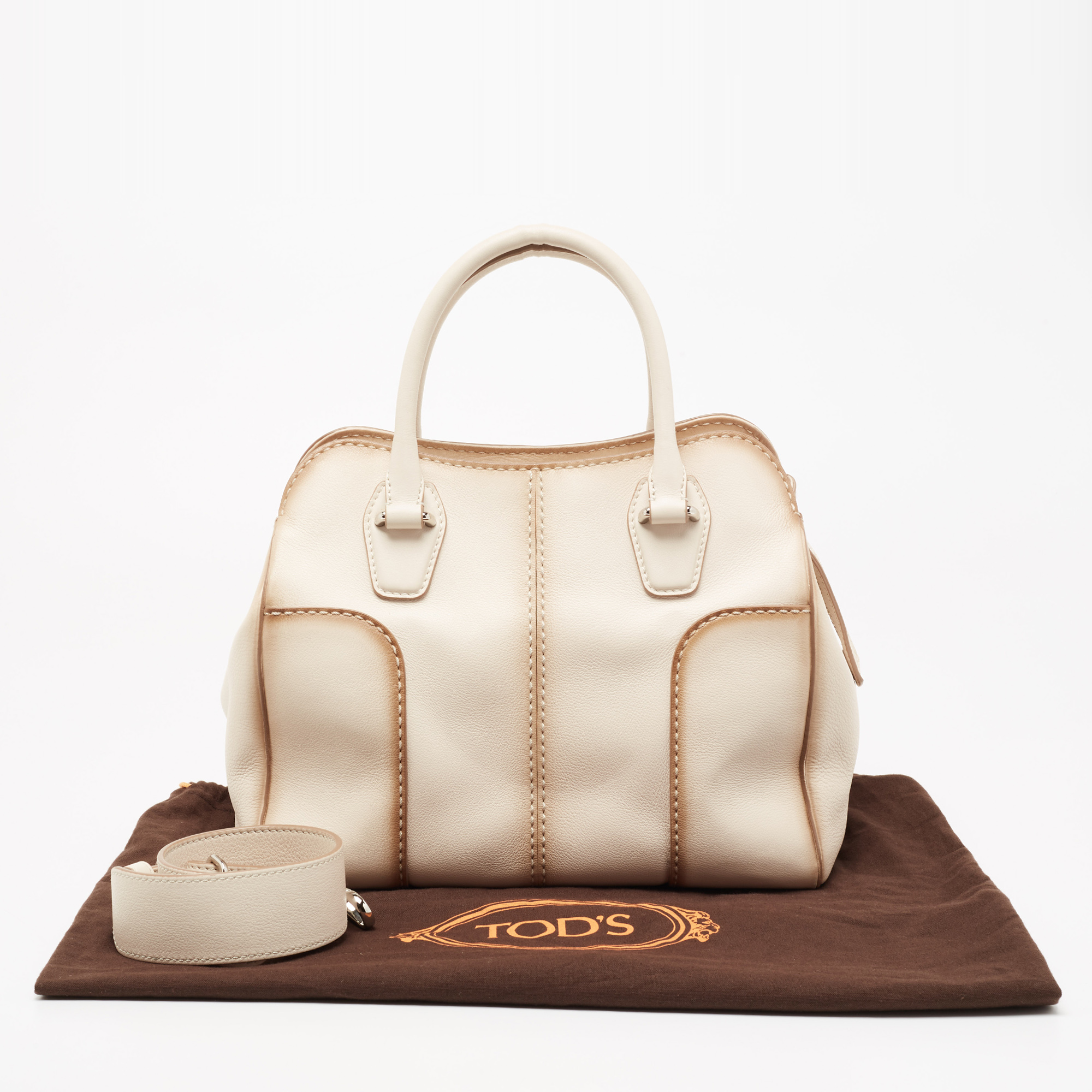 Tod's Powder Pink Leather Tote