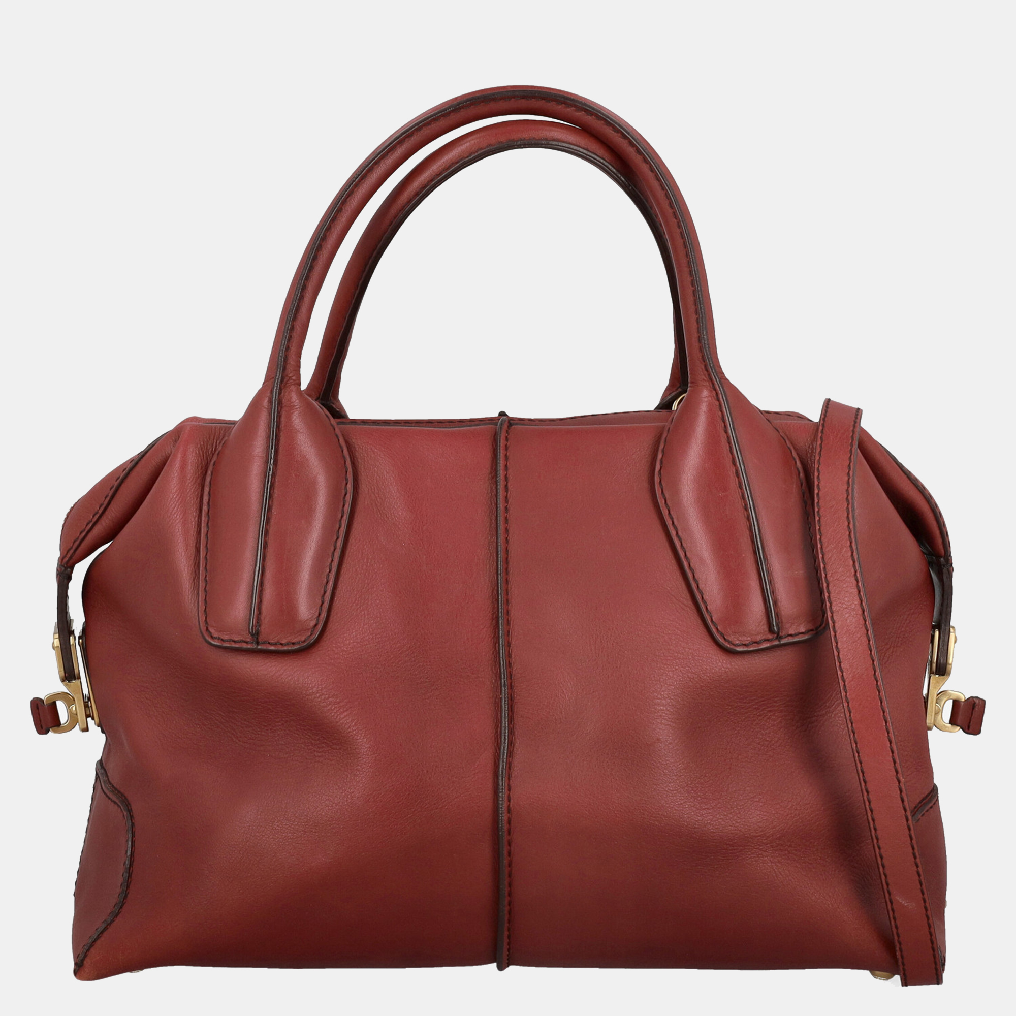 Tod'S  Women's Leather Tote Bag - Burgundy - One Size