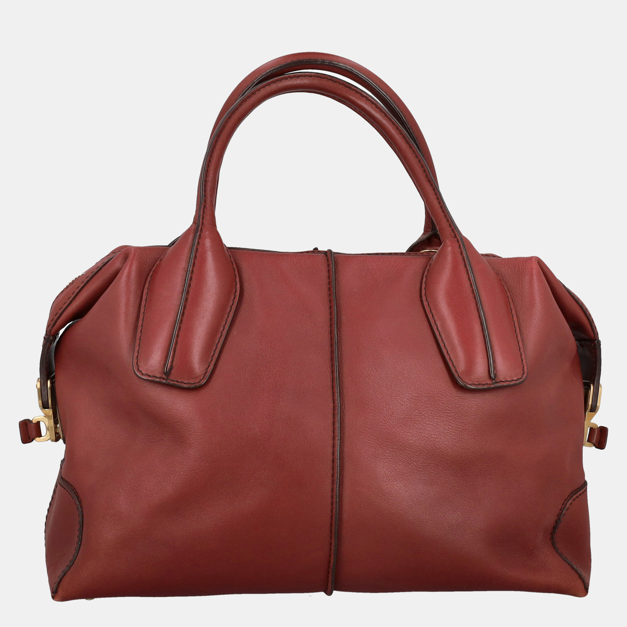 Tod'S  Women's Leather Tote Bag - Burgundy - One Size