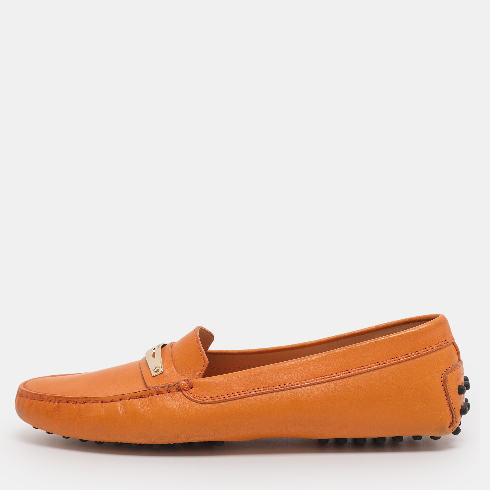 Tod's Tan Leather Loafers Size 39.5