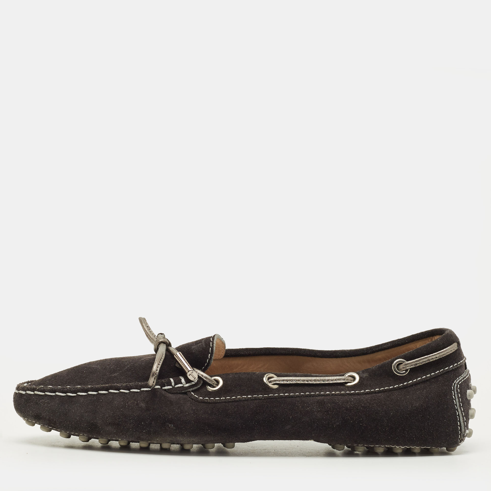Tod's Size Black Suede Driver Loafers
Tod's Size Black Suede Driver Loafers