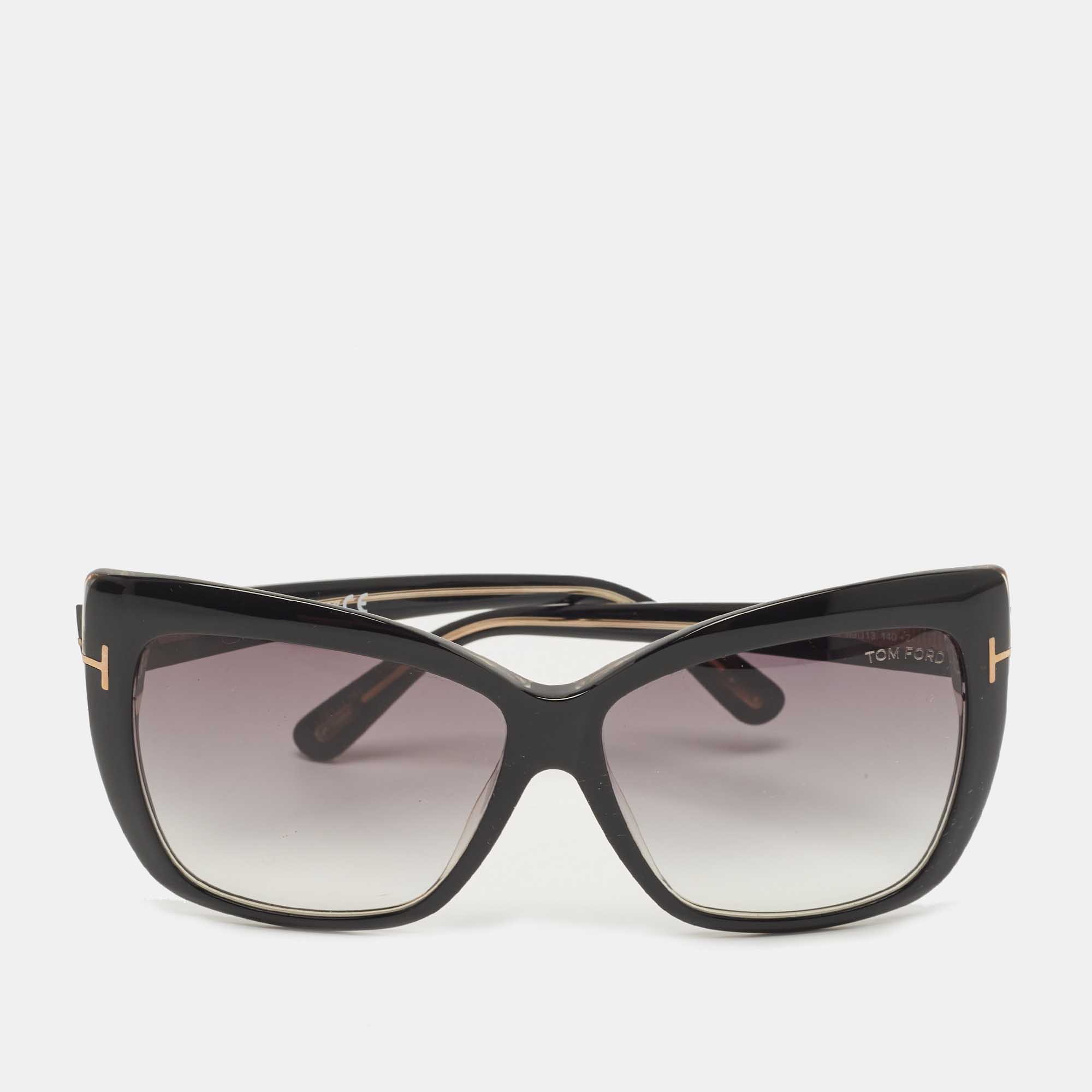 Tom Ford Black Irina Gradient Sunglasses