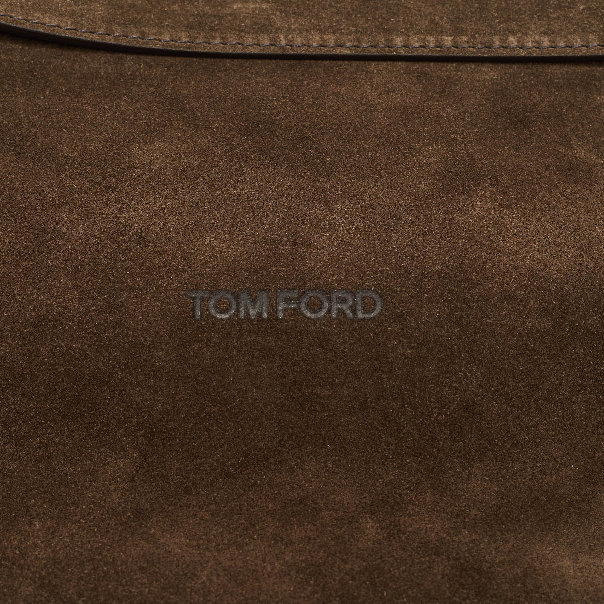 Tom Ford Brown Suede Alix Convertible Tote Backpack