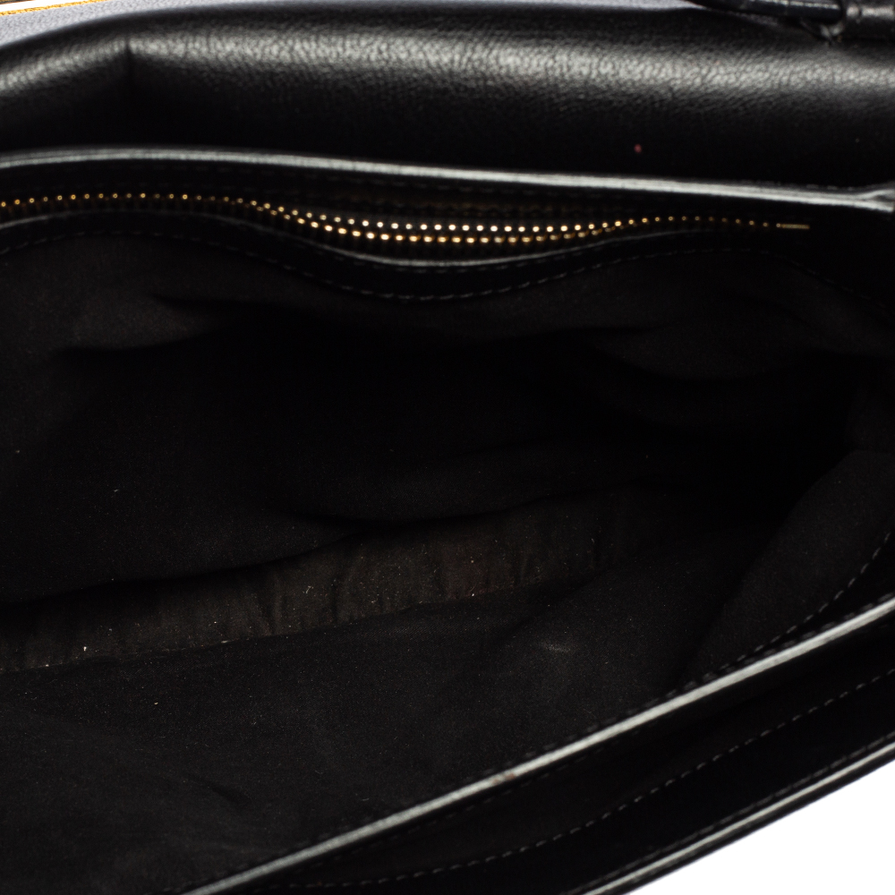 Tom Ford Black Leather Large Natalia Shoulder Bag