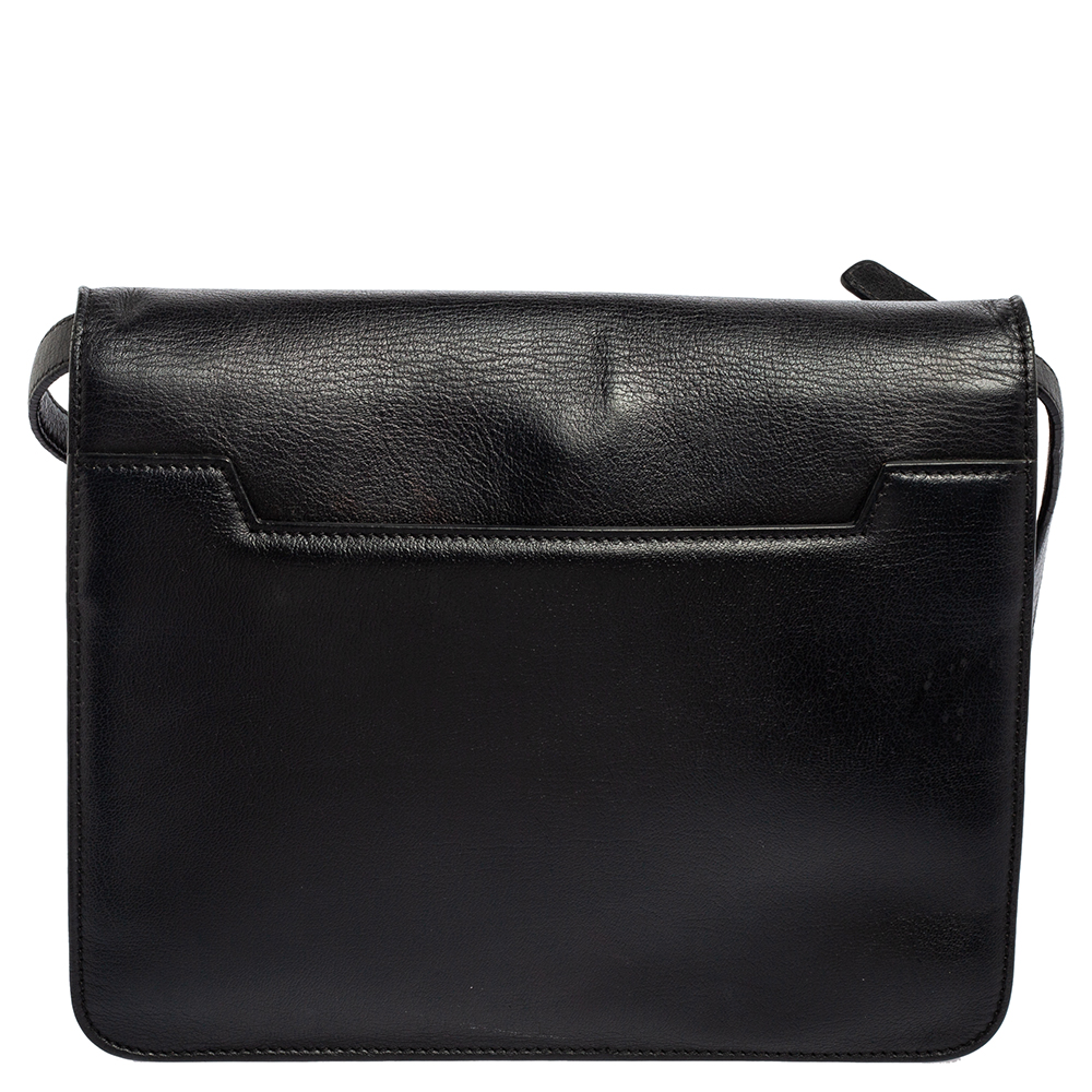 Tom Ford Black Leather Large Natalia Shoulder Bag