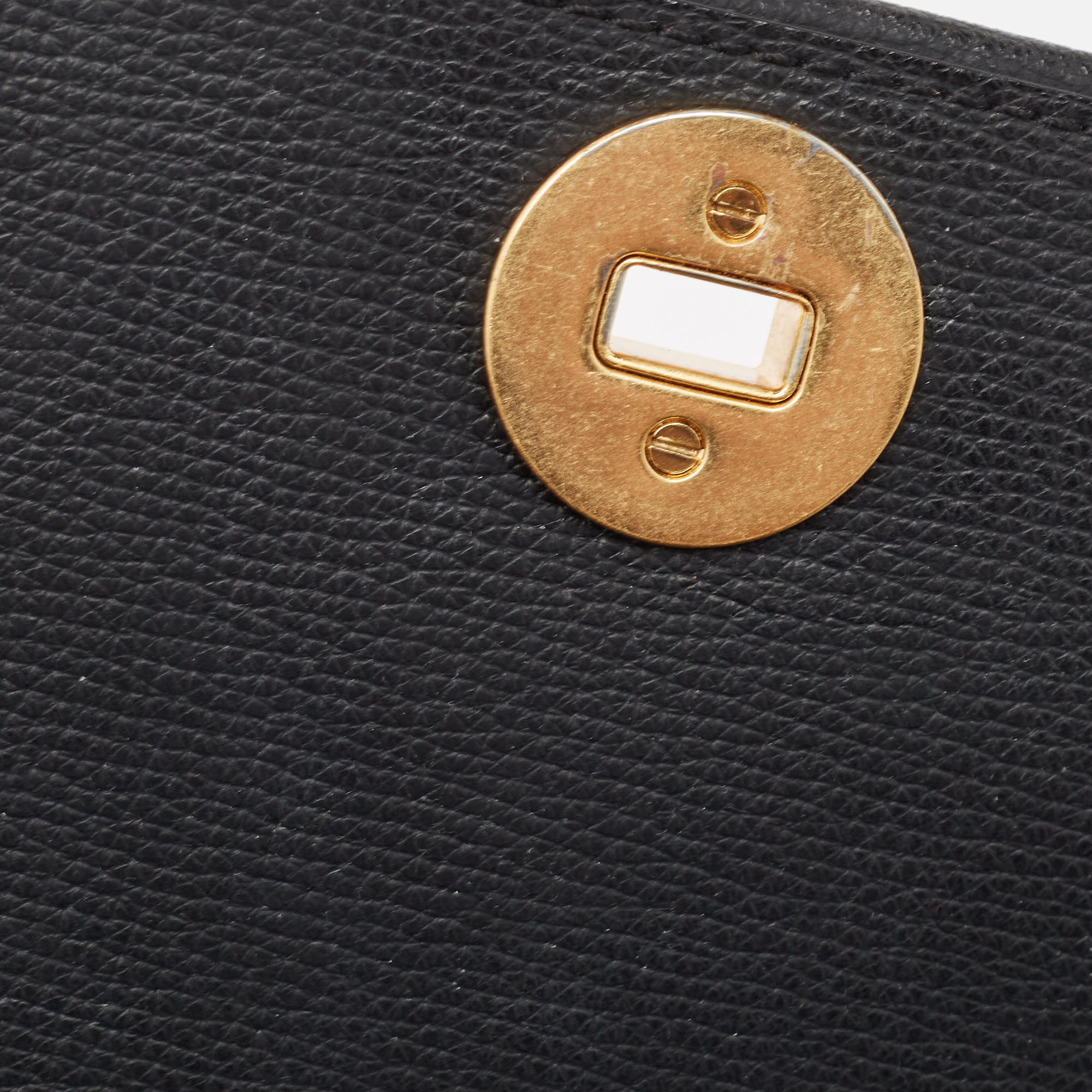 Tory Burch Black Leather Kira Shoulder Bag