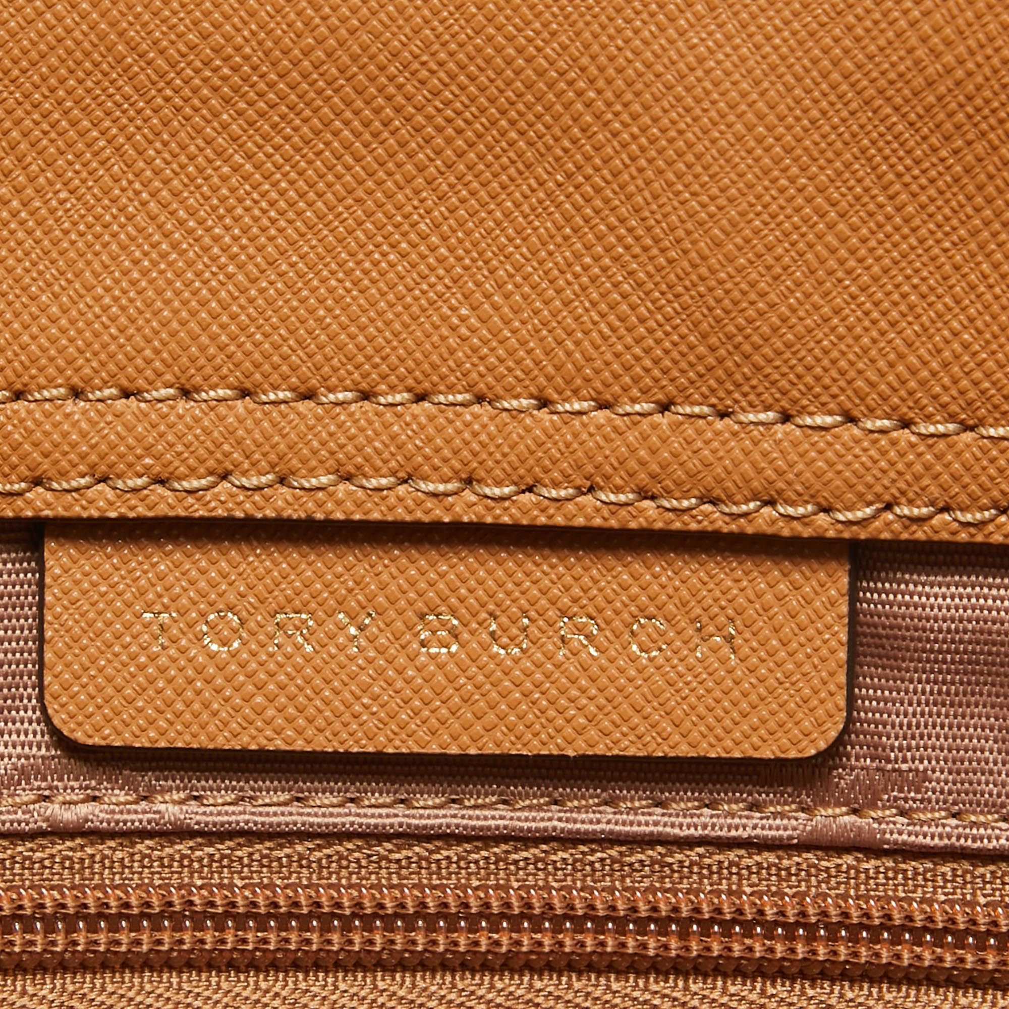 Tory Burch Tan Leather Emerson Tote