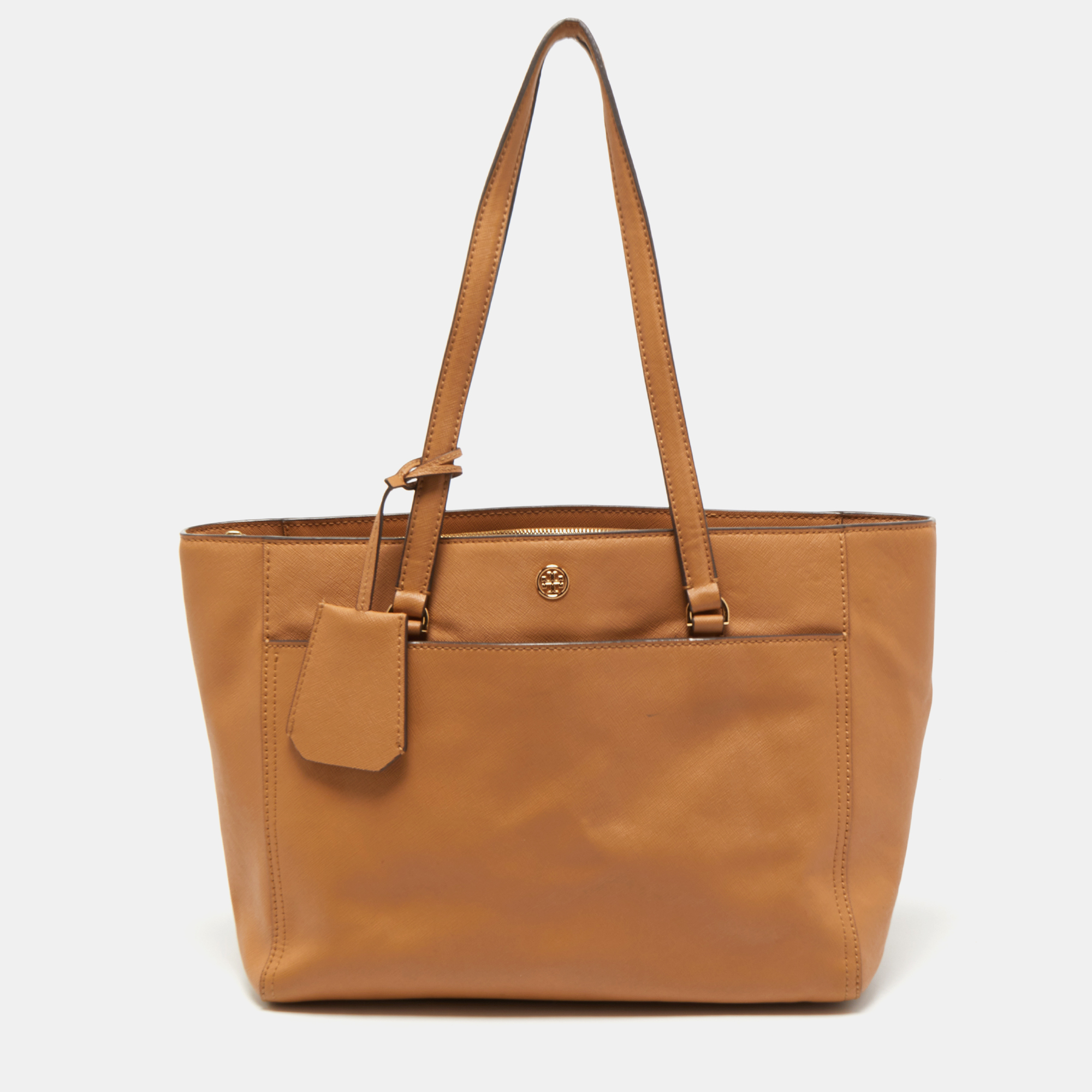 Tory Burch Tan Leather Parker Tote