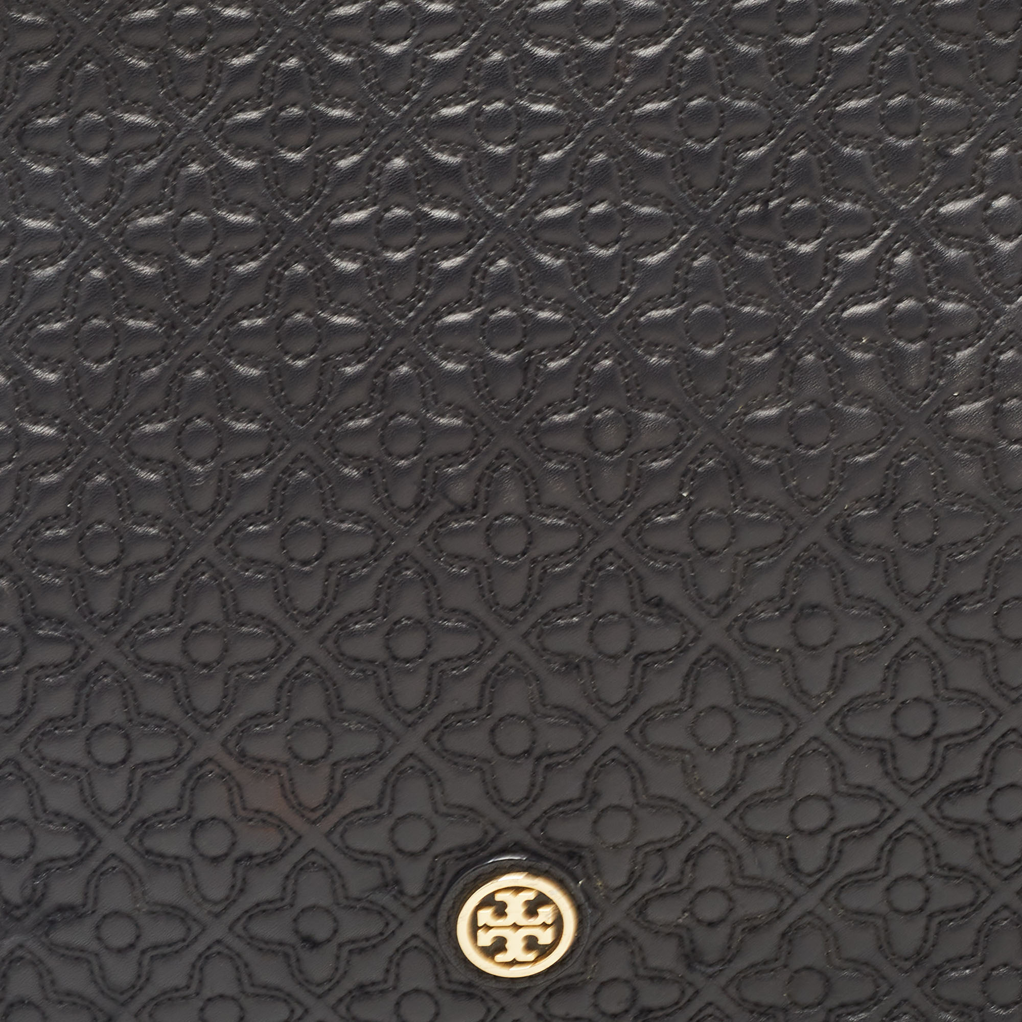 Tory Burch Black Quilted Leather Bryant Shoulder Bag