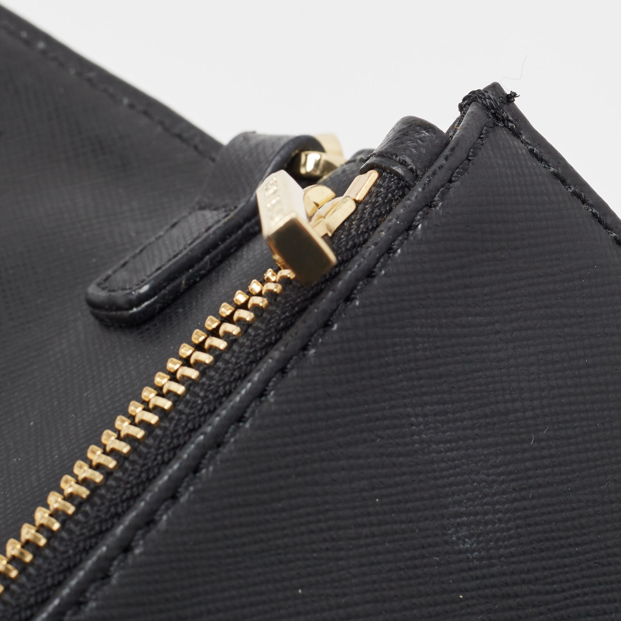 Tory Burch Black Leather Robinson Chain Clutch Bag
