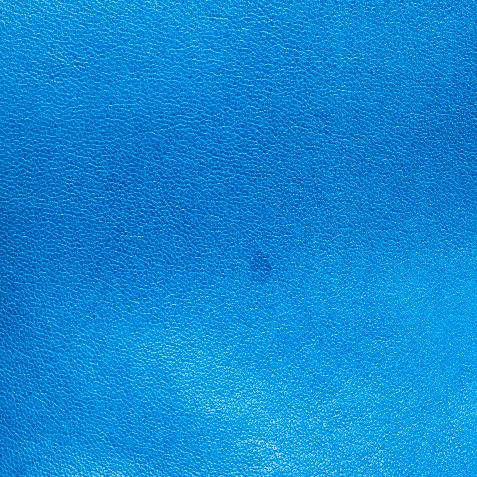 Tory Burch Blue Leather Fleming Shoulder Bag