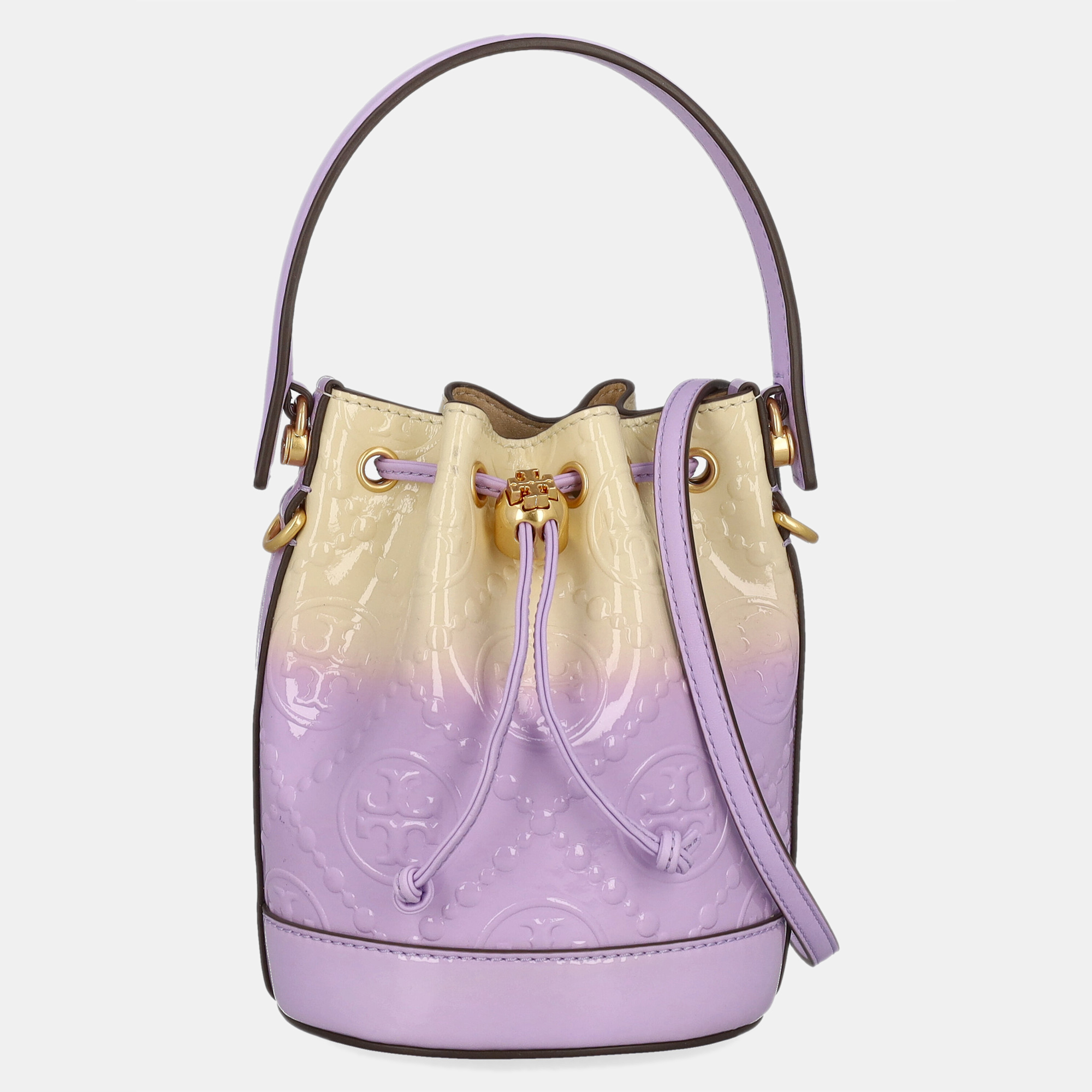 Tory Burch  Women's Leather Bucket Bag - Purple - One Size
