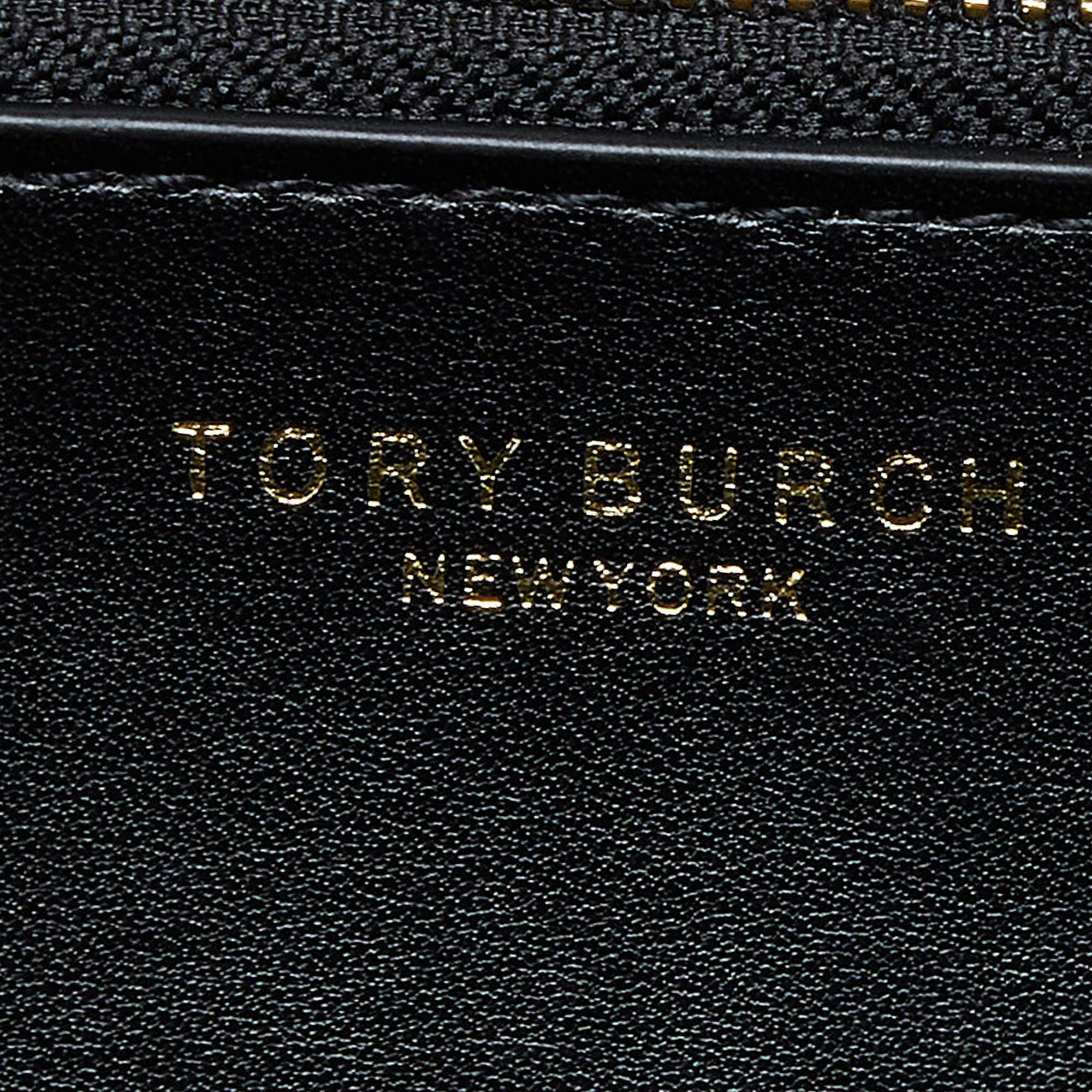 Tory Burch Black Diamond Quilt Leather Eleanor Shoulder Bag