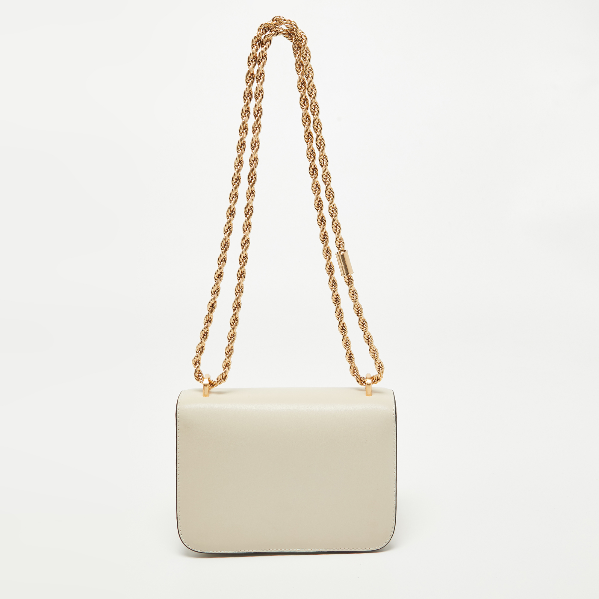 Tory Burch Light Beige Leather Small Eleanor Shoulder Bag