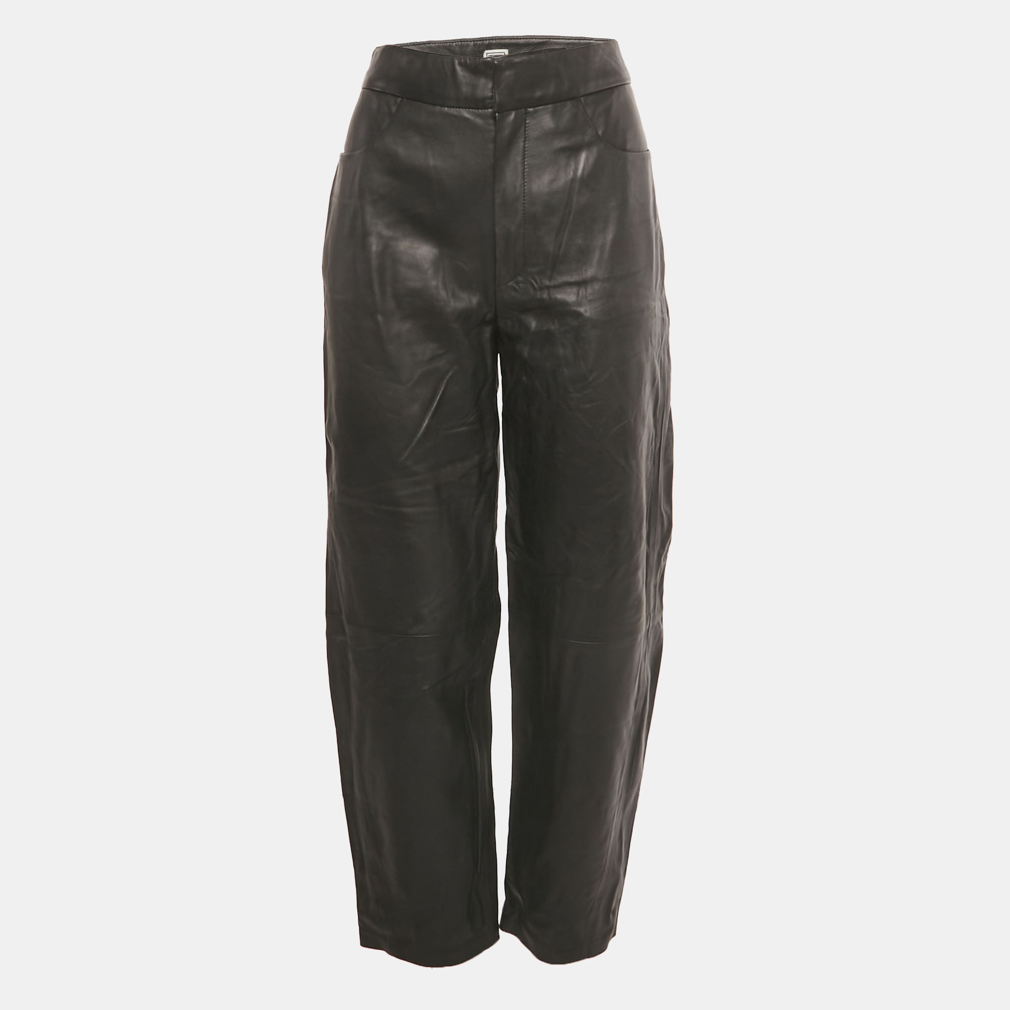 Toteme Black Novara Leather Trousers M
Toteme Black Novara Leather Trousers M
