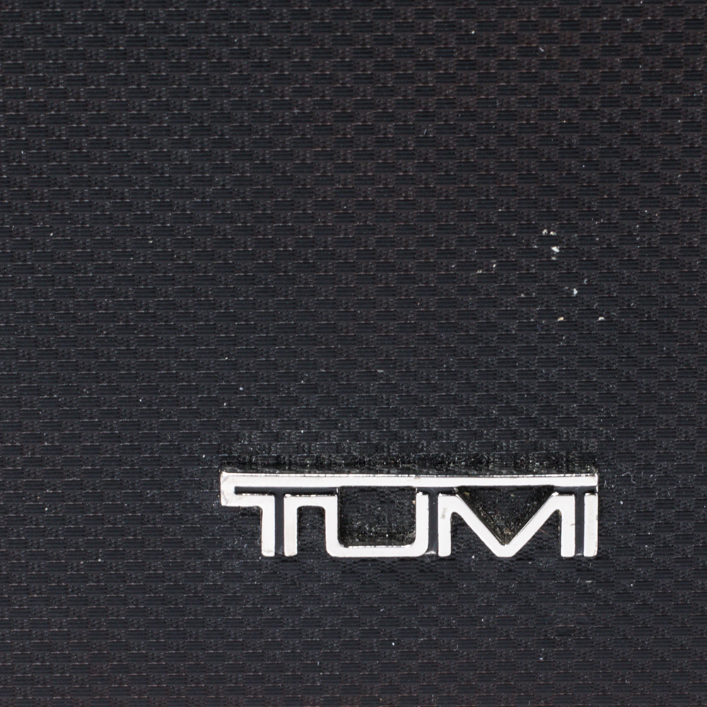 TUMI Black Leather And Rubber IPad Case