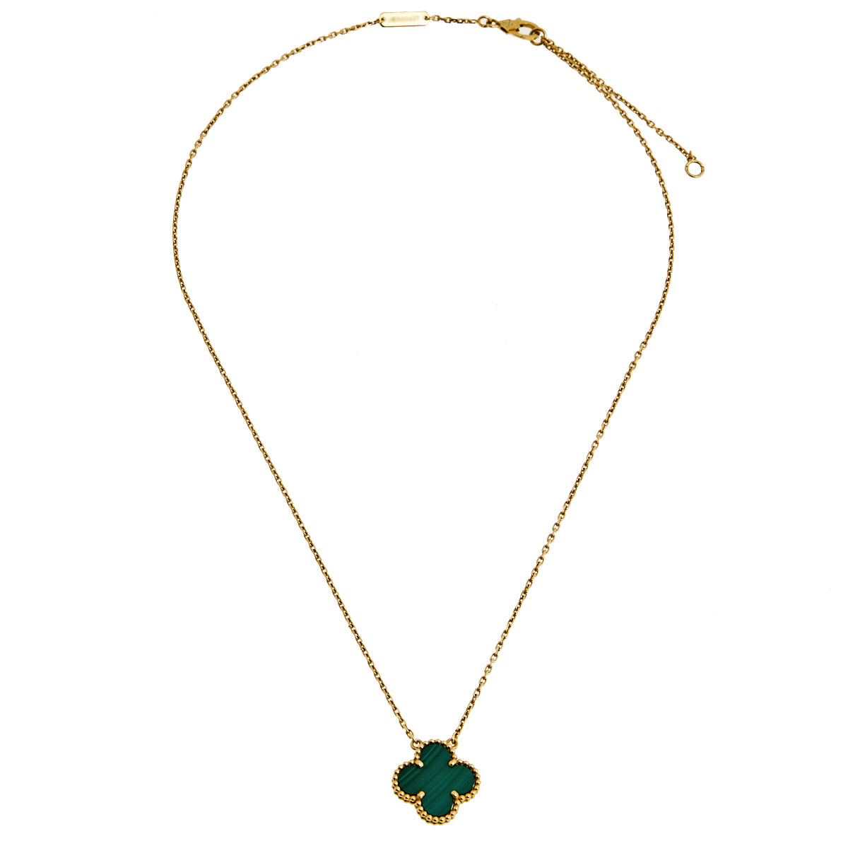 Van Cleef & Arpels Vintage Alhambra Malachite Yellow Gold Pendant Necklace
Van Cleef & Arpels Vintage Alhambra Malachite Yellow Gold Pendant Necklace