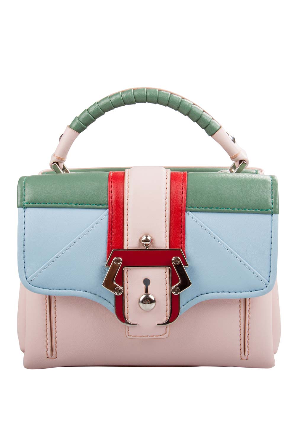 Image of Paula Cademartori Multicolor Leather Dun Dun Top Handle Bag