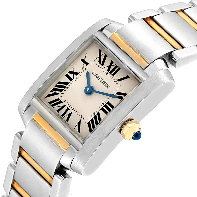 Cartier White Stainless Steel Tank Francaise W51007Q4 Women's Wristwatch
Cartier White Stainless Steel Tank Francaise W51007Q4 Women's Wristwatch