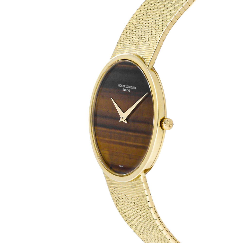 

Vacheron Constantin Brown 18K Yellow Gold Vintage 7243 Women's Wristwatch 31 MM