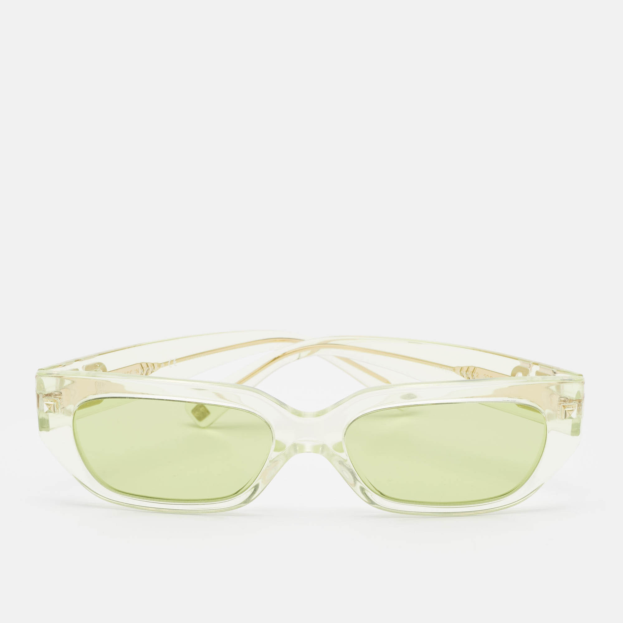 Valentino Light Green VA 4080 Rectangular Sunglasses