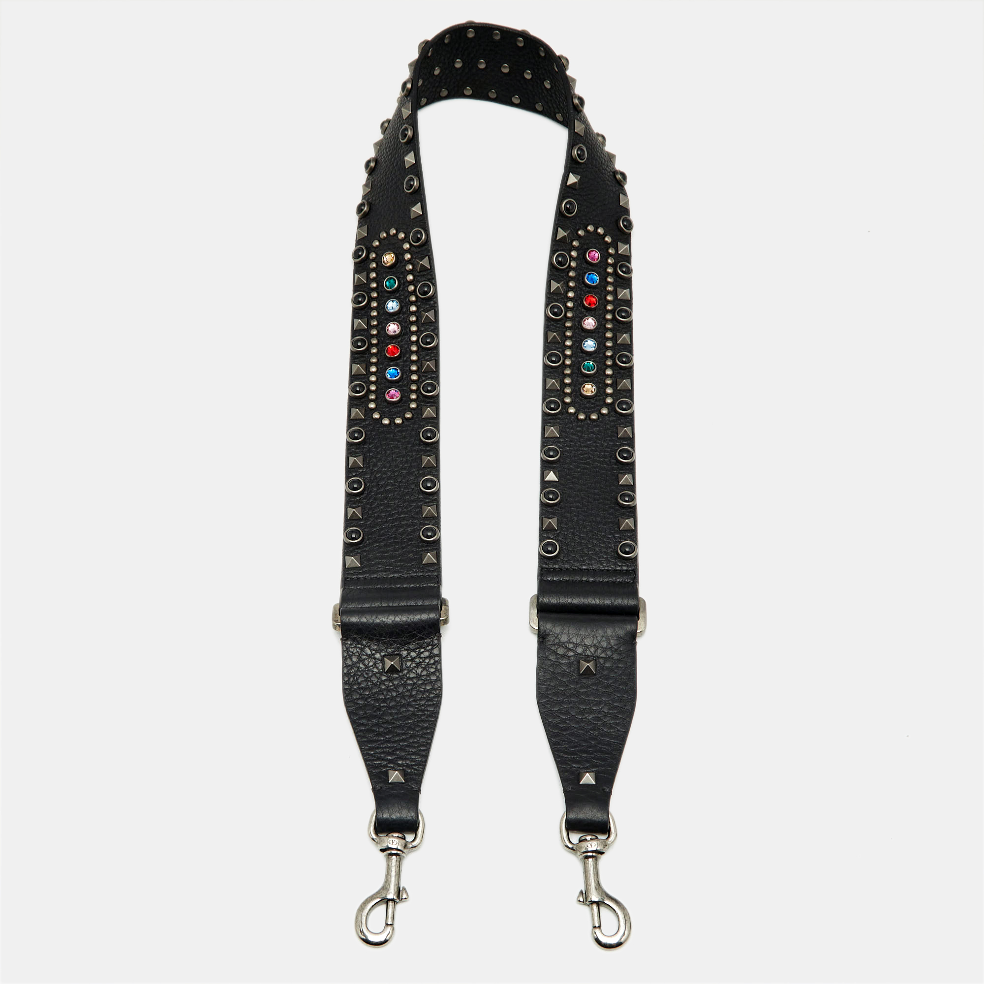 Valentino Black Leather Rockstud Embellished Shoulder Bag Strap
Valentino Black Leather Rockstud Embellished Shoulder Bag Strap