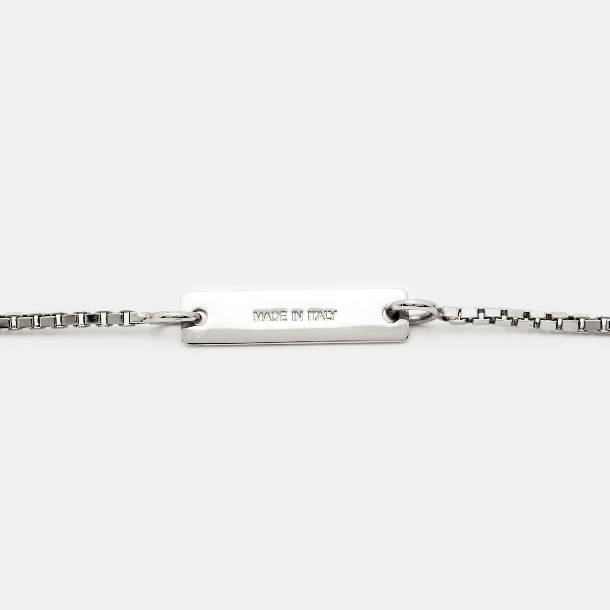 Valentino VLogo Silver Tone Bracelet