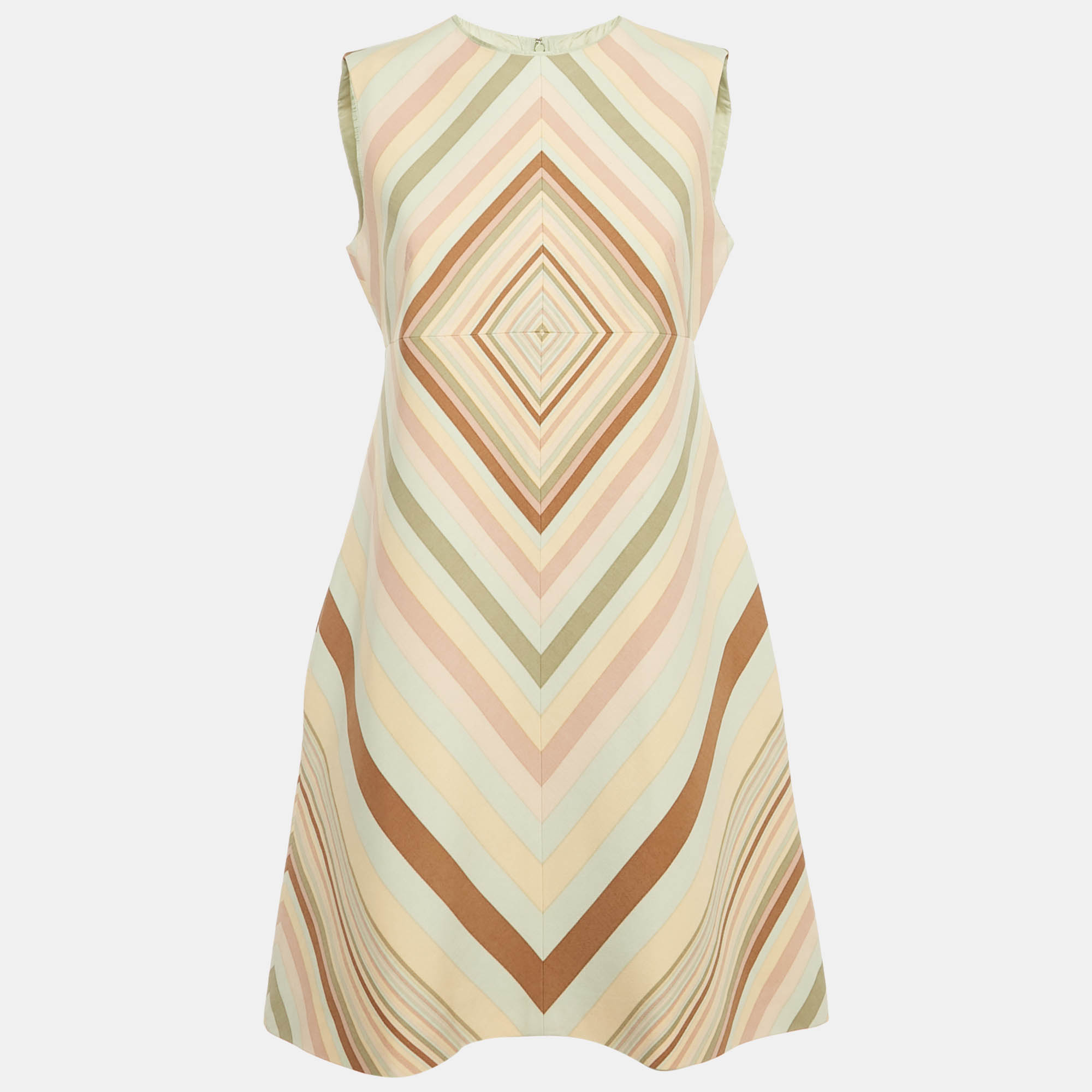 Valentino Green Striped Wool Mini Dress M
Valentino Green Striped Wool Mini Dress M
