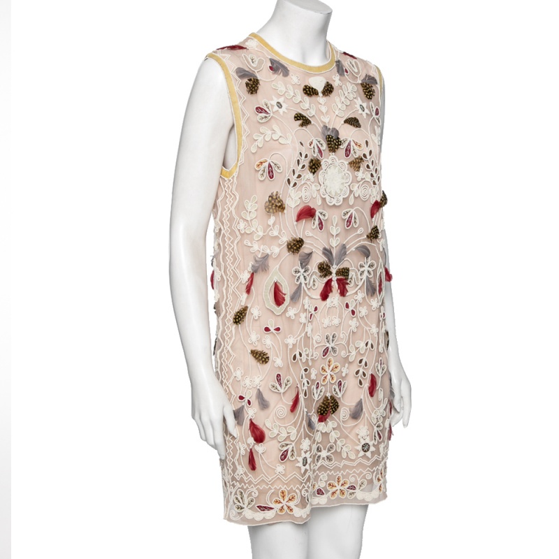 Valentino Light Pink Embroidered Embellished Tulle Dress
Valentino Light Pink Embroidered Embellished Tulle Dress