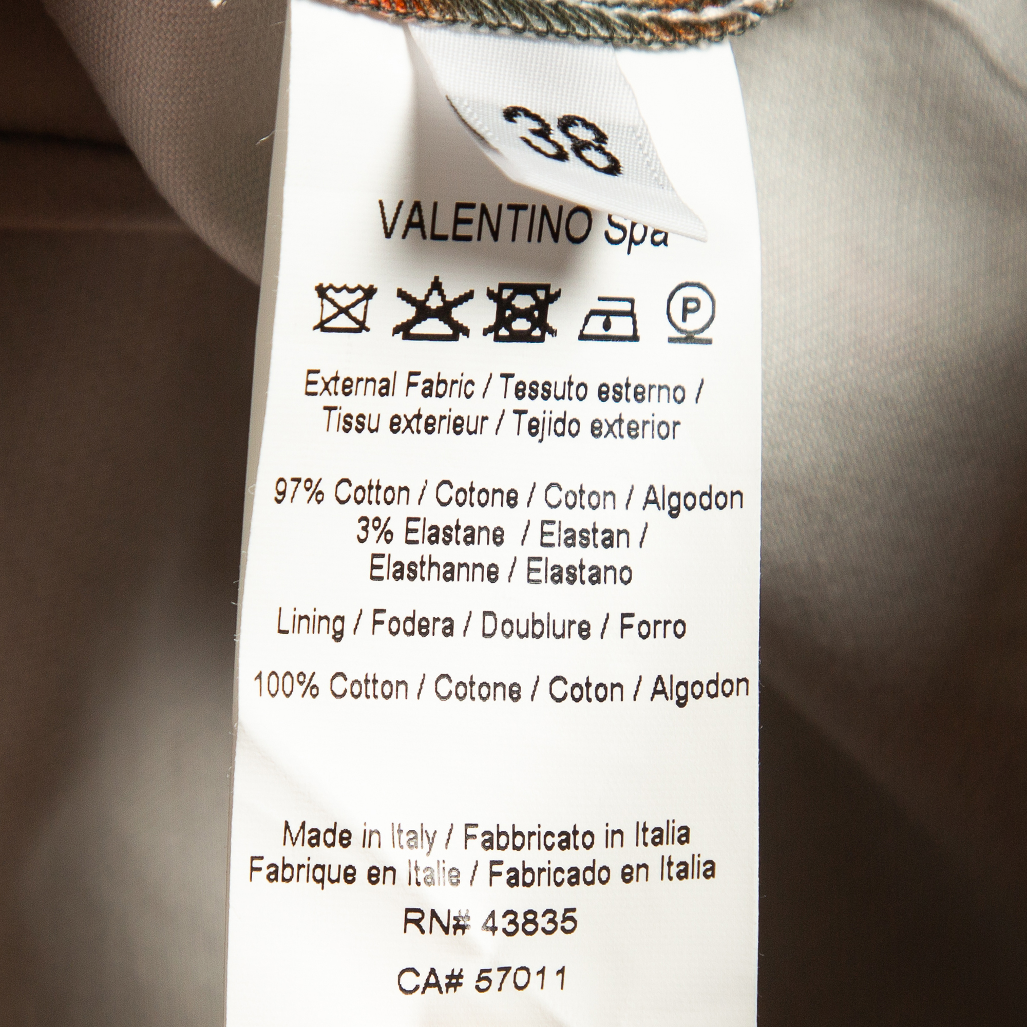 Valentino Sub-Zero Couture Multicolor Tie-Dye Print Cotton Mini Skirt S