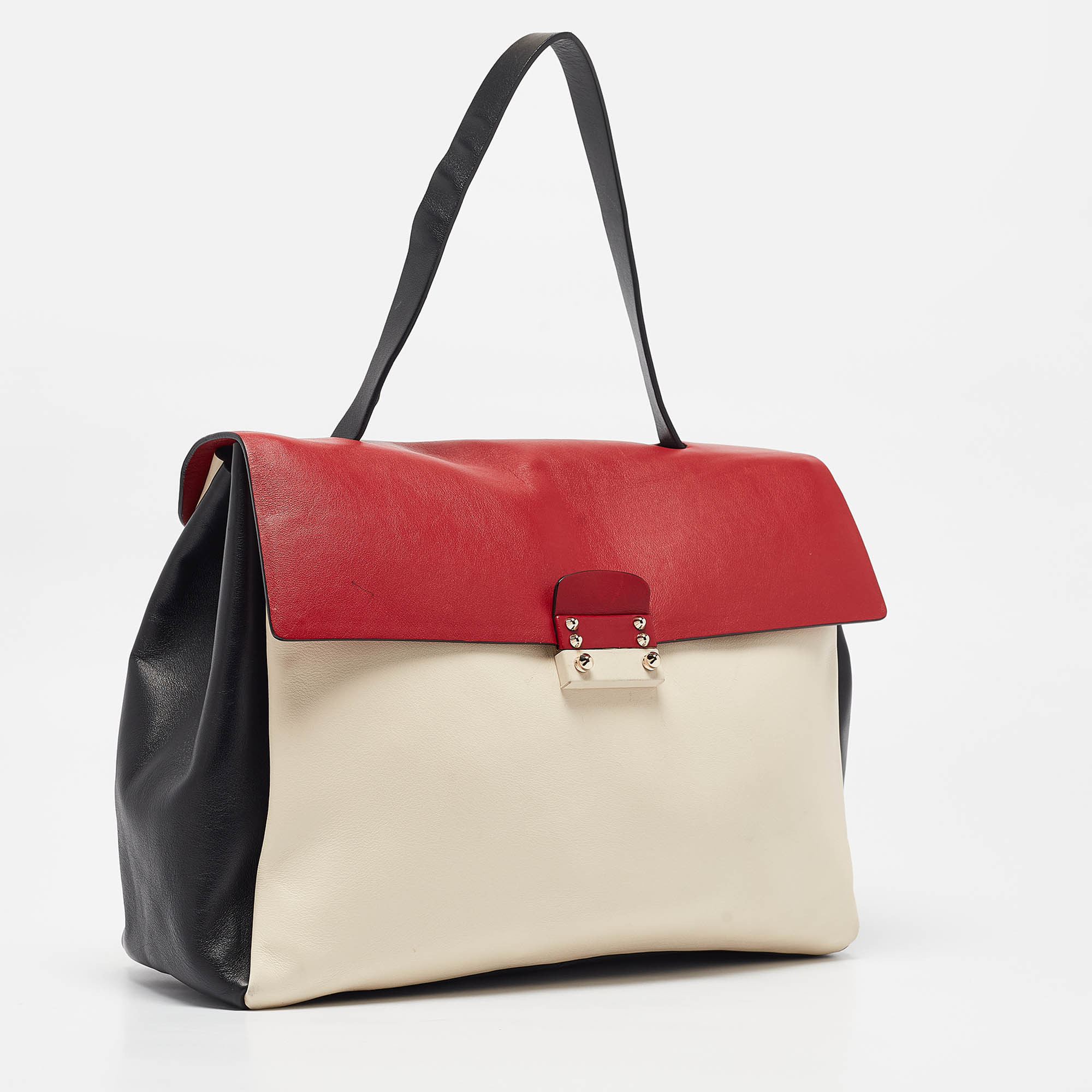 Valentino Multicolor Leather Mime Top Handle Bag