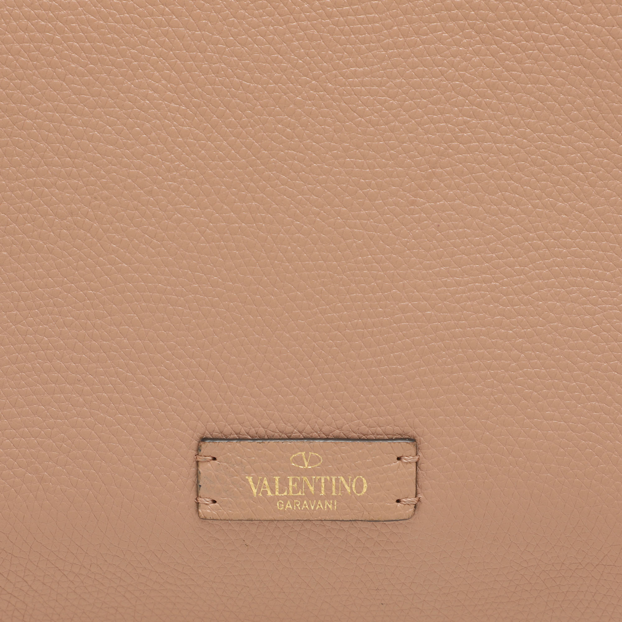 Valentino Beige Leather Small VSLING Top Handle Bag