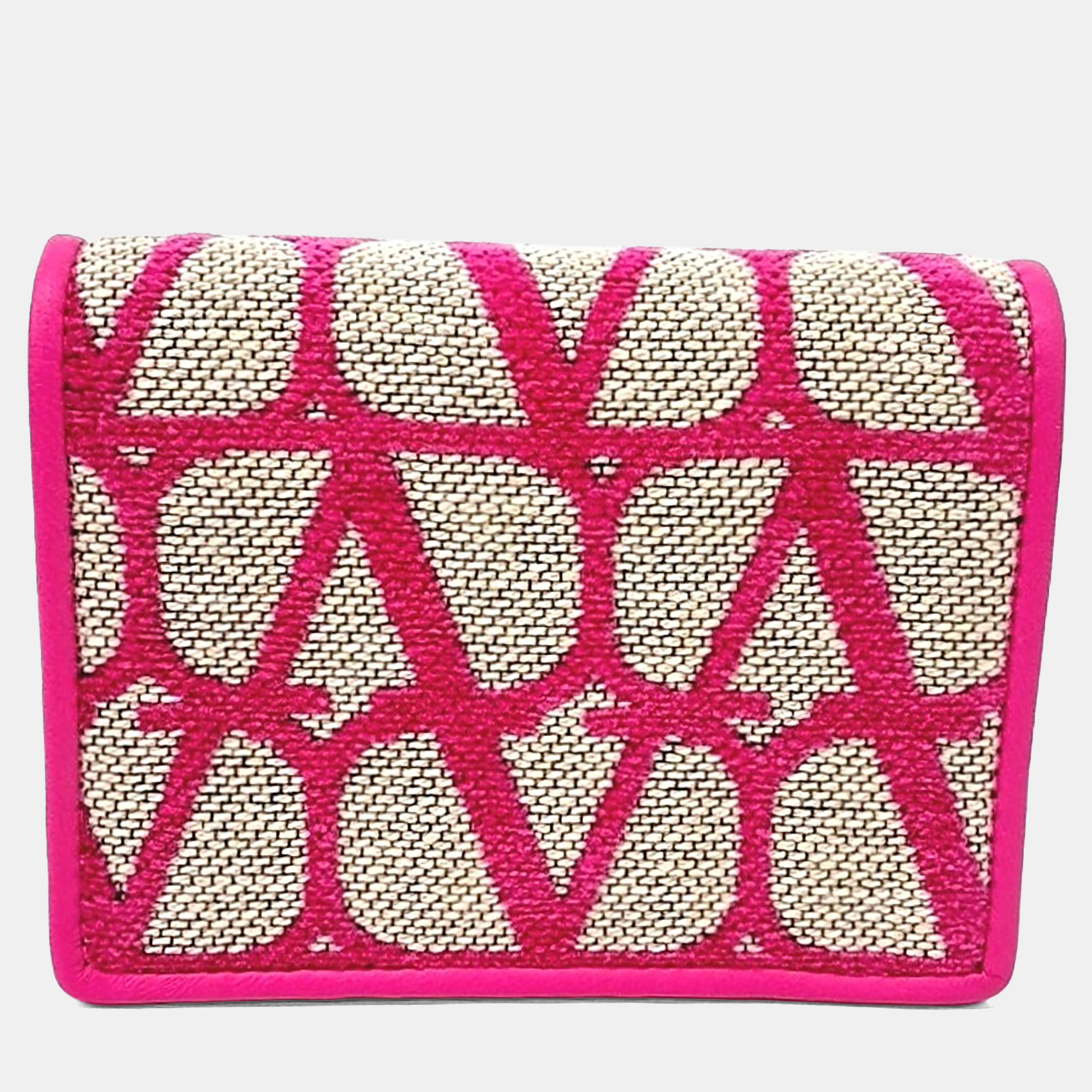 Valentino Pink Canvas Toile Iconograph Bifold Wallet
Valentino Pink Canvas Toile Iconograph Bifold Wallet