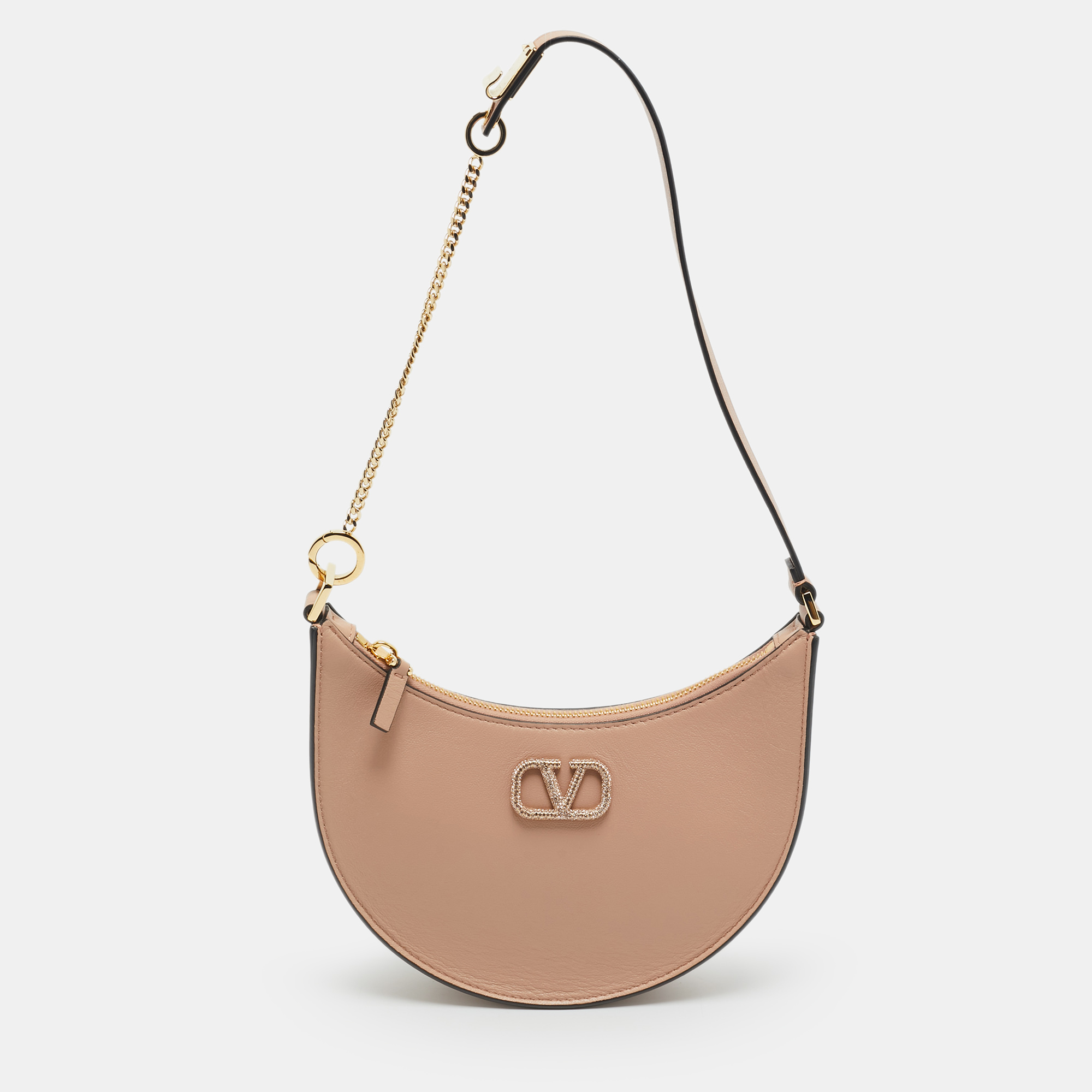 Valentino VLogo Crystal Mini Beige Leather Hobo
Valentino VLogo Crystal Mini Beige Leather Hobo