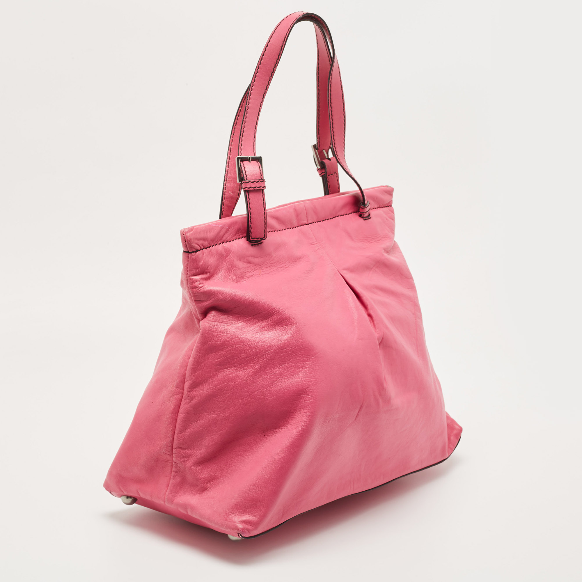 Valentino Pink Leather Tote