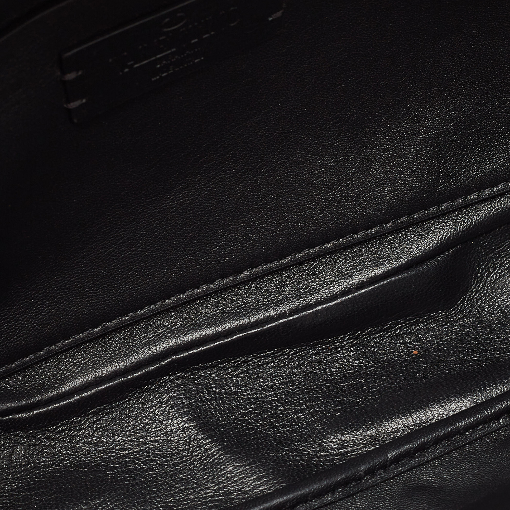 Valentino Black Leather VSling Crossbody Bag