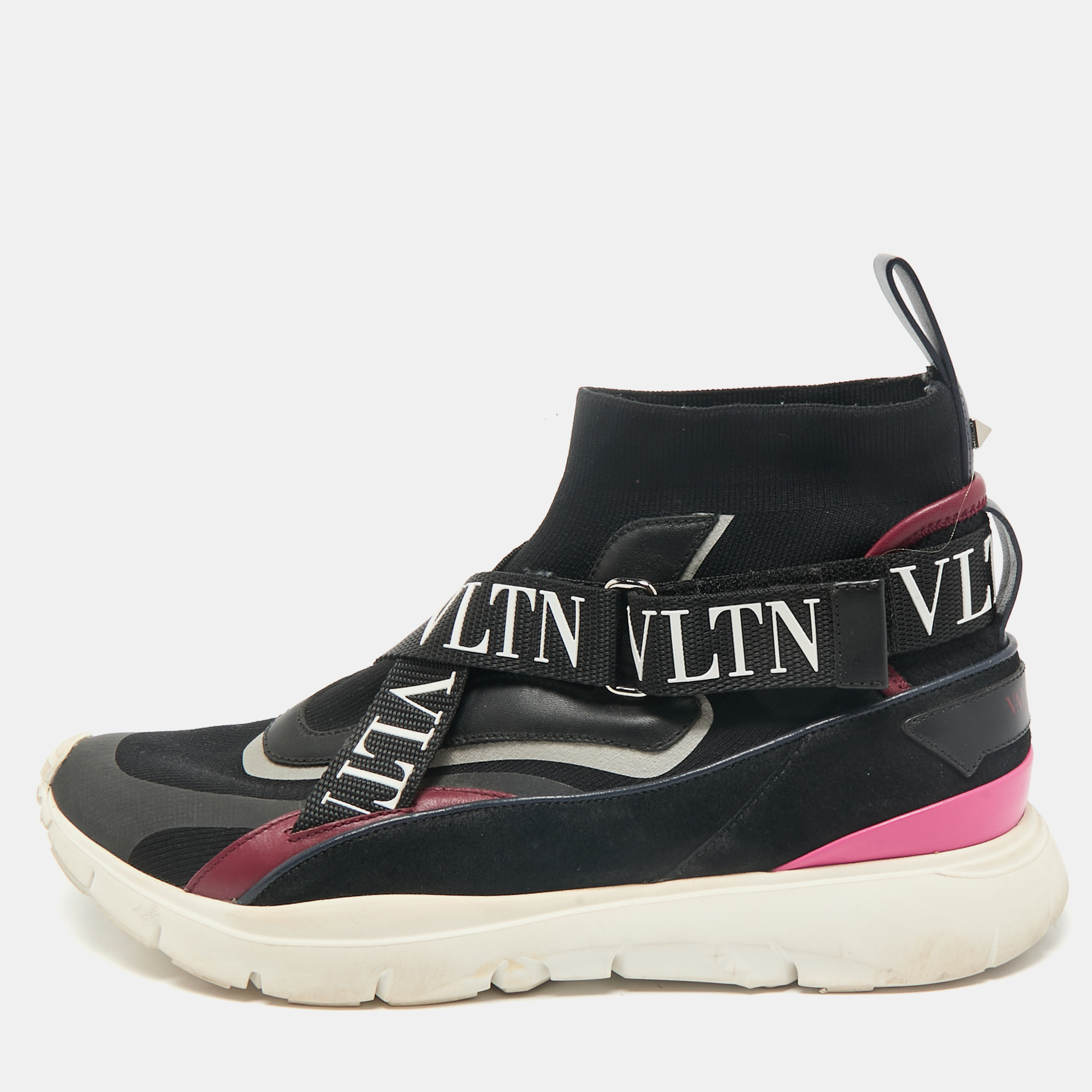 Valentino Multicolor Fabric and Leather VLTN Heroes High Top Sneakers Size
Valentino Multicolor Fabric and Leather VLTN Heroes High Top Sneakers Size