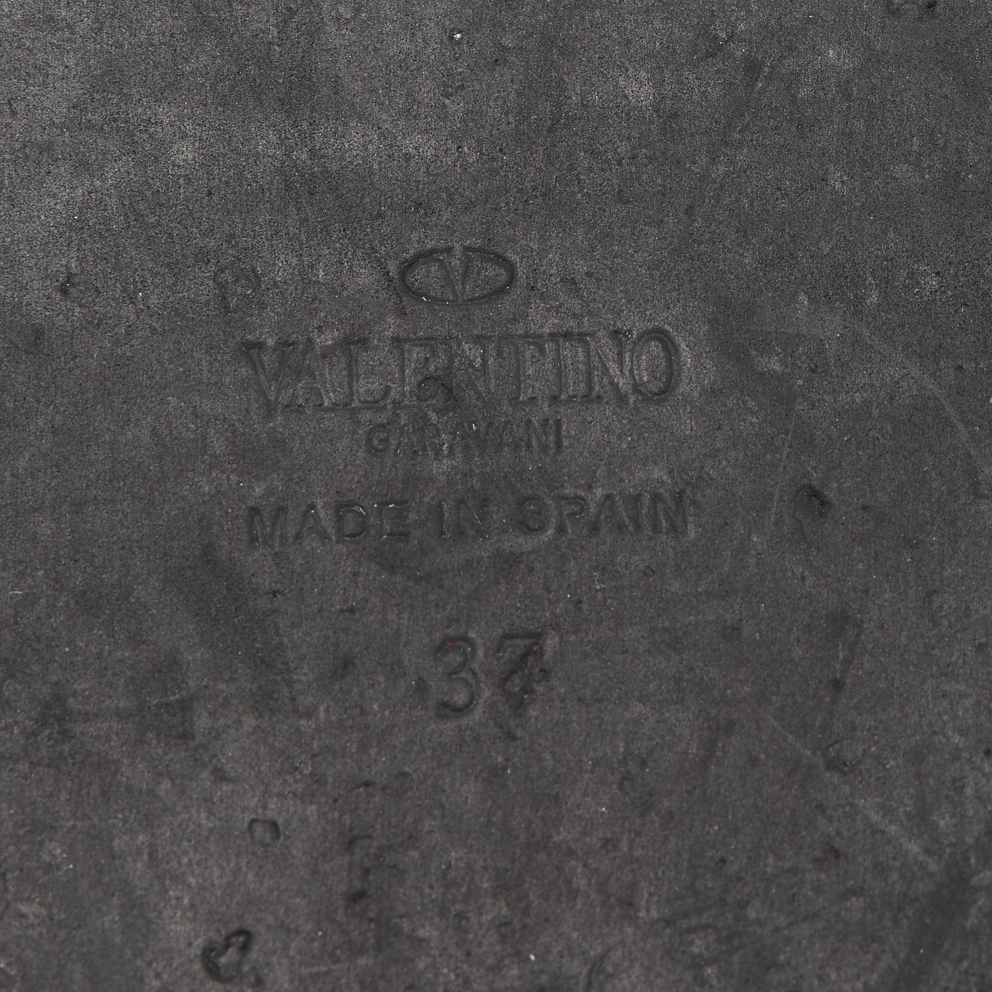 Valentino Dark Red Suede Roman Stud Espadrille Thong Sandals Size 37