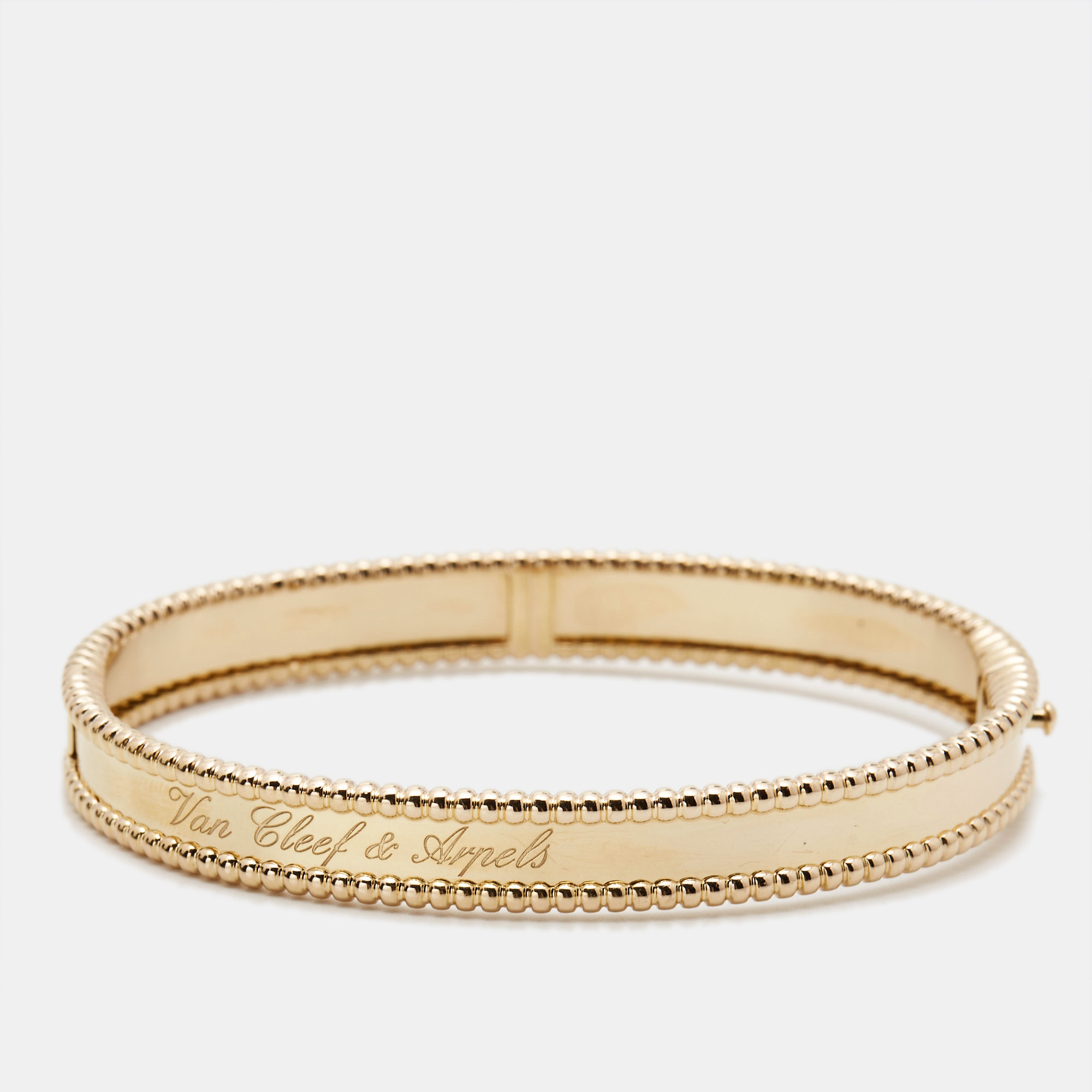 Van Cleef & Arpels Perlée Signature 18k Rose Gold Bracelet M