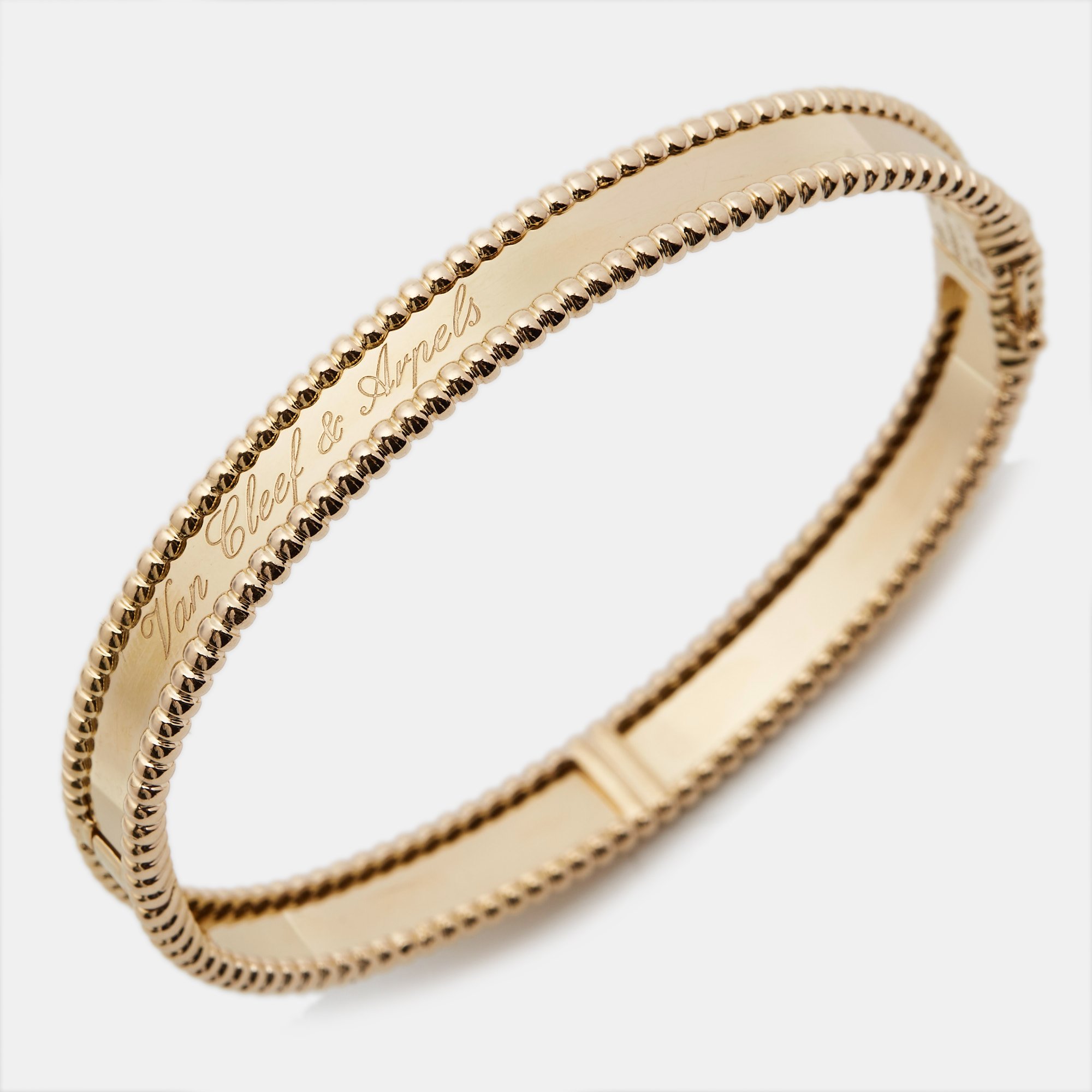 Van Cleef & Arpels Perlée Signature 18k Rose Gold Bracelet M