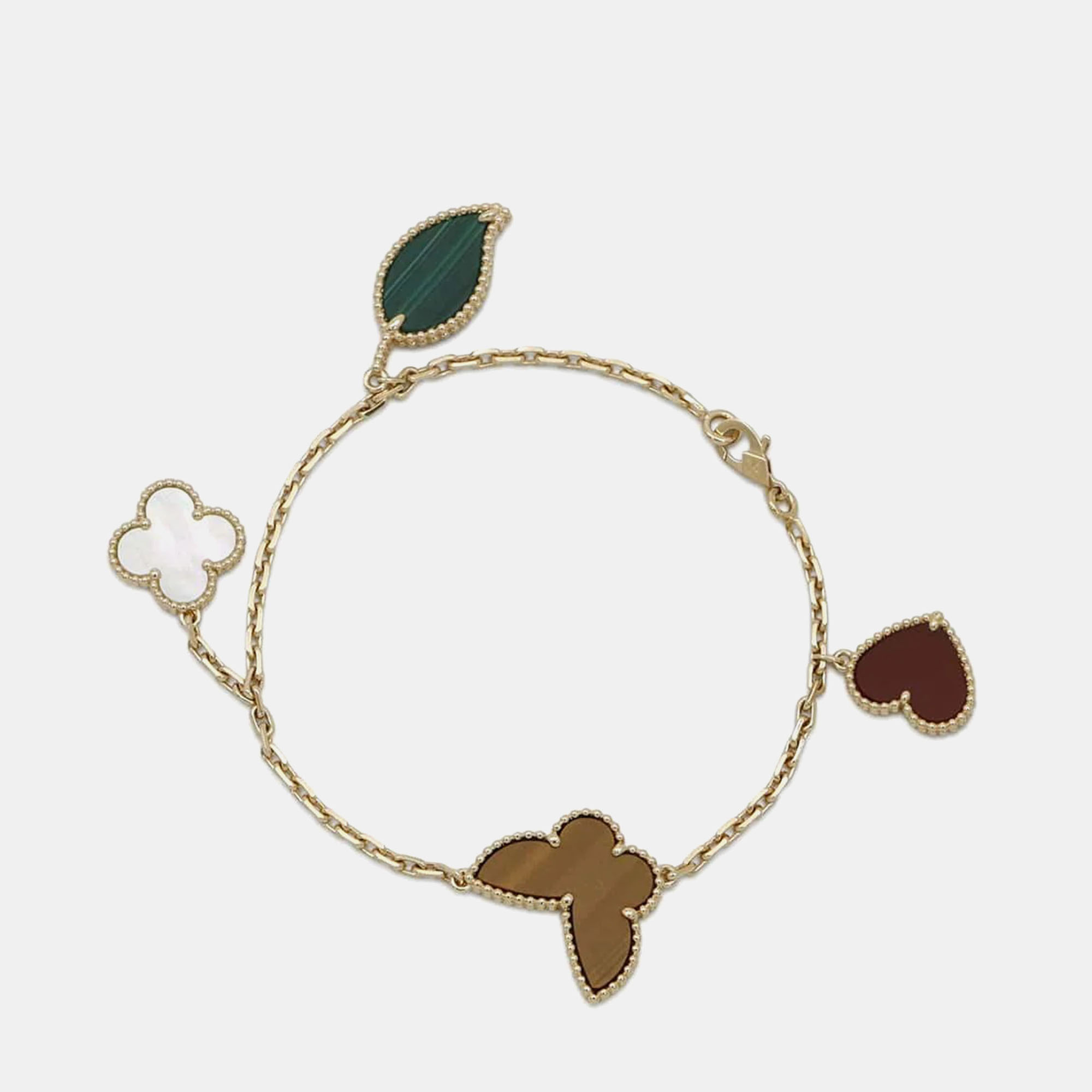 Van Cleef & Arpels 18K Yellow Gold Lucky Alhambra Chain Bracelet
Van Cleef & Arpels 18K Yellow Gold Lucky Alhambra Chain Bracelet