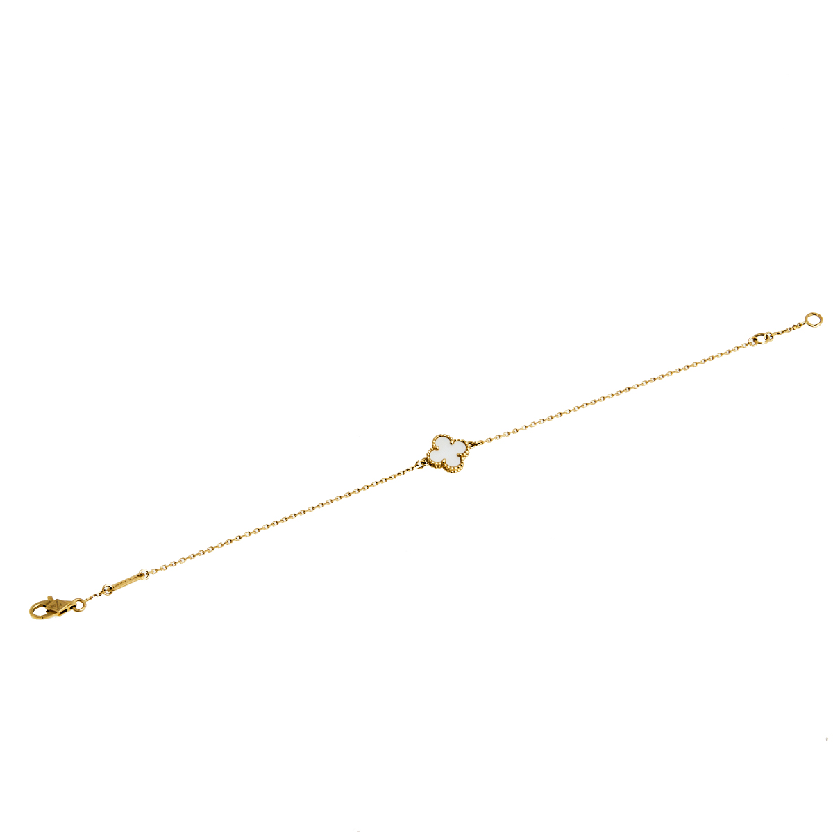 Van Cleef & Arpels Sweet Alhambra Mother of Pearl 18K Yellow Gold Bracelet
Van Cleef & Arpels Sweet Alhambra Mother of Pearl 18K Yellow Gold Bracelet