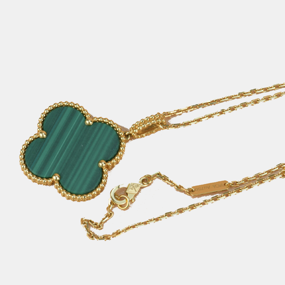Van Cleef & Arpels Magic Alhambra 18K Yellow Gold Malachite Necklace
Van Cleef & Arpels Magic Alhambra 18K Yellow Gold Malachite Necklace